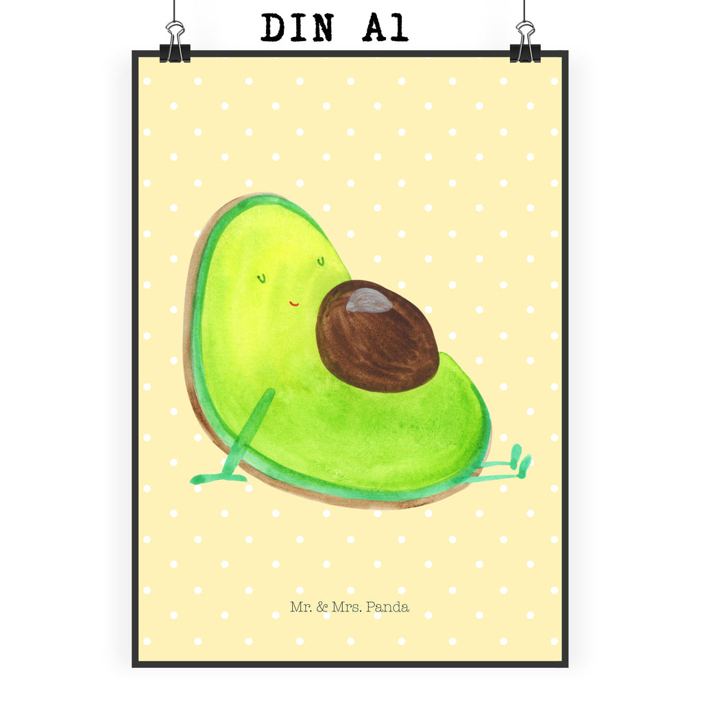 Poster Avocado schwanger Poster, Wandposter, Bild, Wanddeko, Küchenposter, Kinderposter, Wanddeko Bild, Raumdekoration, Wanddekoration, Handgemaltes Poster, Mr. & Mrs. Panda Poster, Designposter, Kunstdruck, Posterdruck, Avocado, Veggie, Vegan, Gesund, schwanger, Schwangerschaft, Babyparty, Babyshower