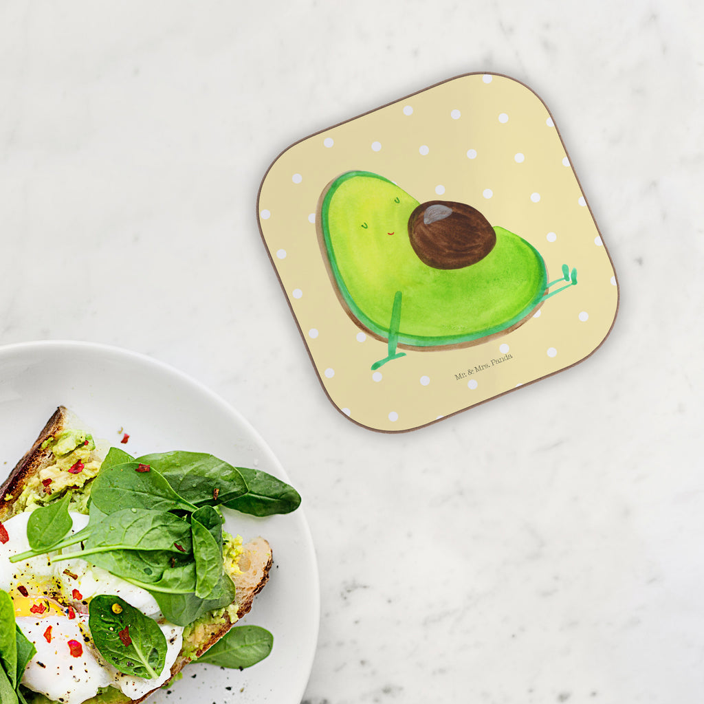 Quadratische Untersetzer Avocado schwanger Bierdeckel, Glasuntersetzer, Untersetzer Gläser, Getränkeuntersetzer, Avocado, Veggie, Vegan, Gesund, schwanger, Schwangerschaft, Babyparty, Babyshower