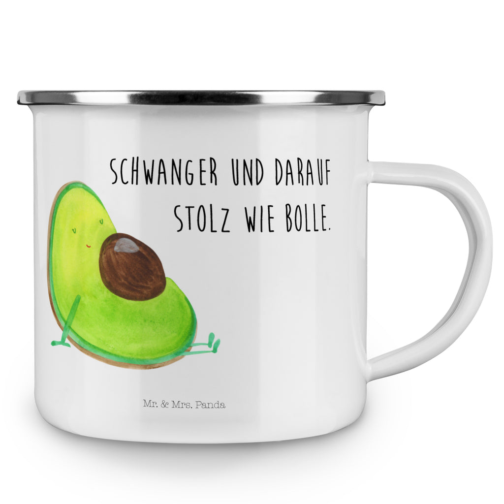 Camping Emaille Tasse Avocado schwanger Campingtasse, Trinkbecher, Metalltasse, Outdoor Tasse, Emaille Trinkbecher, Blechtasse Outdoor, Emaille Campingbecher, Edelstahl Trinkbecher, Metalltasse für Camping, Kaffee Blechtasse, Camping Tasse Metall, Avocado, Veggie, Vegan, Gesund, schwanger, Schwangerschaft, Babyparty, Babyshower