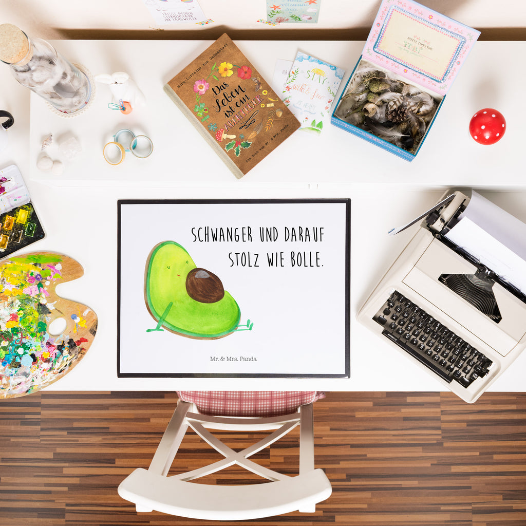 Schreibtischunterlage Avocado schwanger Schreibunterlage, Schreibtischauflage, Bürobedarf, Büroartikel, Schreibwaren, Schreibtisch Unterlagen, Schreibtischunterlage Groß, Avocado, Veggie, Vegan, Gesund, schwanger, Schwangerschaft, Babyparty, Babyshower
