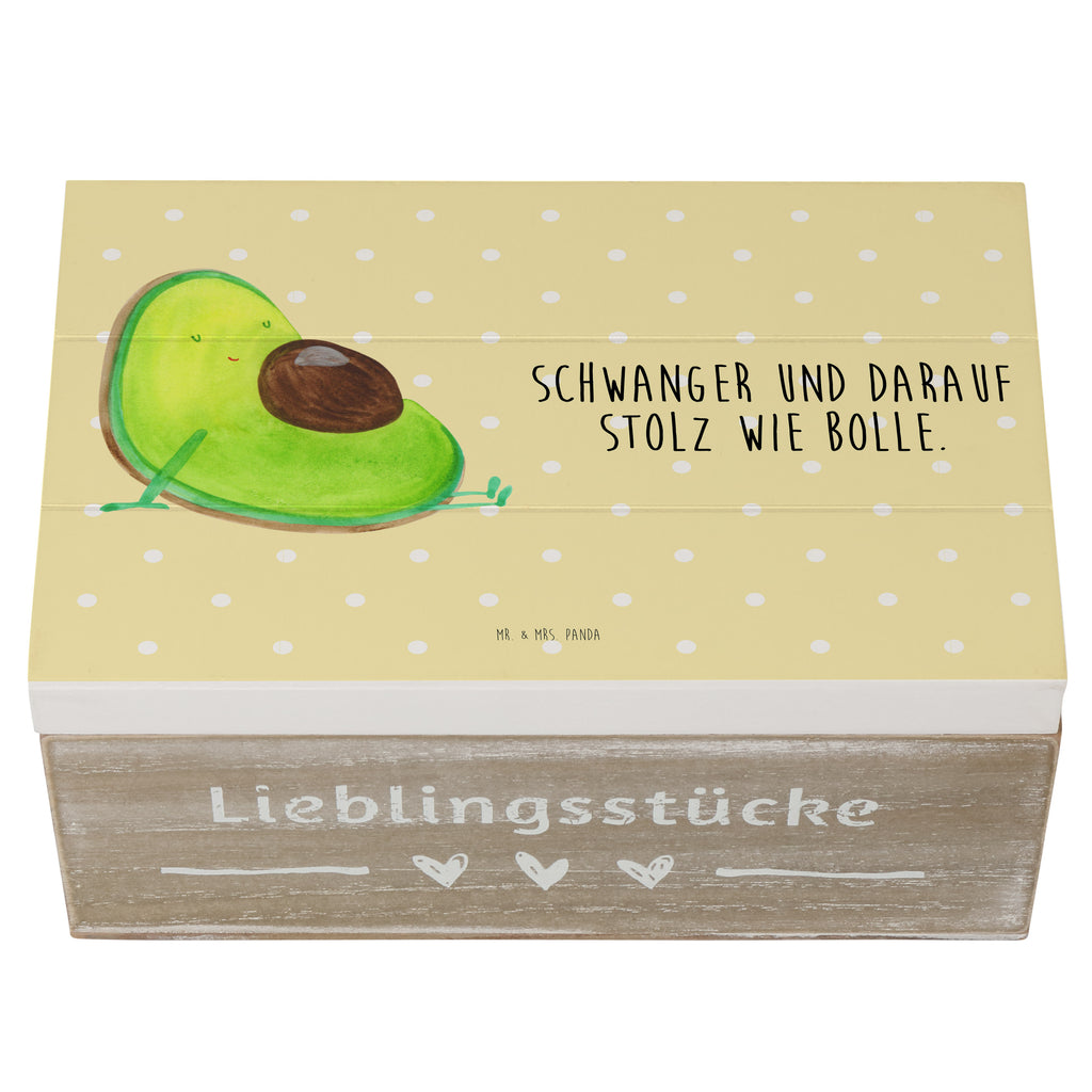 Holzkiste Avocado schwanger Holzkiste, Kiste, Schatzkiste, Truhe, Schatulle, XXL, Erinnerungsbox, Erinnerungskiste, Dekokiste, Aufbewahrungsbox, Avocado, Veggie, Vegan, Gesund, schwanger, Schwangerschaft, Babyparty, Babyshower