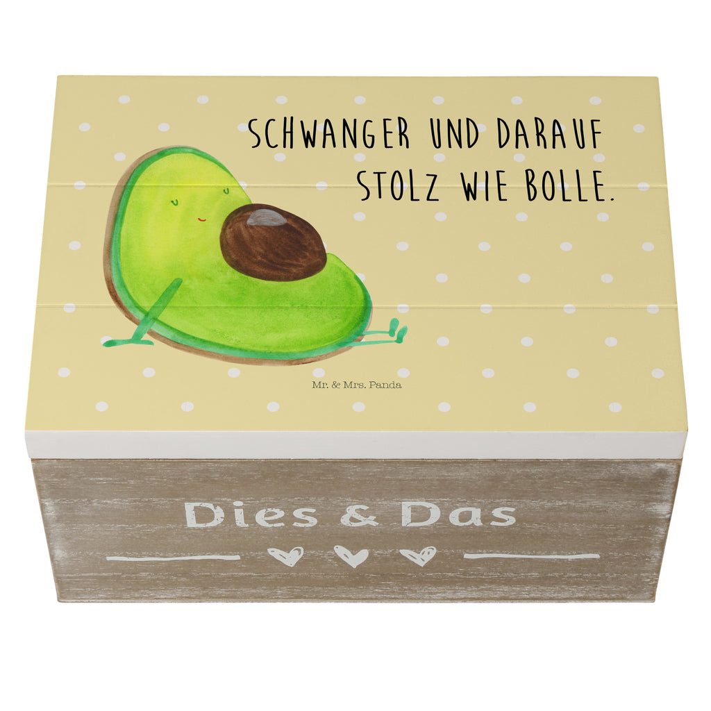 Holzkiste Avocado schwanger Holzkiste, Kiste, Schatzkiste, Truhe, Schatulle, XXL, Erinnerungsbox, Erinnerungskiste, Dekokiste, Aufbewahrungsbox, Avocado, Veggie, Vegan, Gesund, schwanger, Schwangerschaft, Babyparty, Babyshower