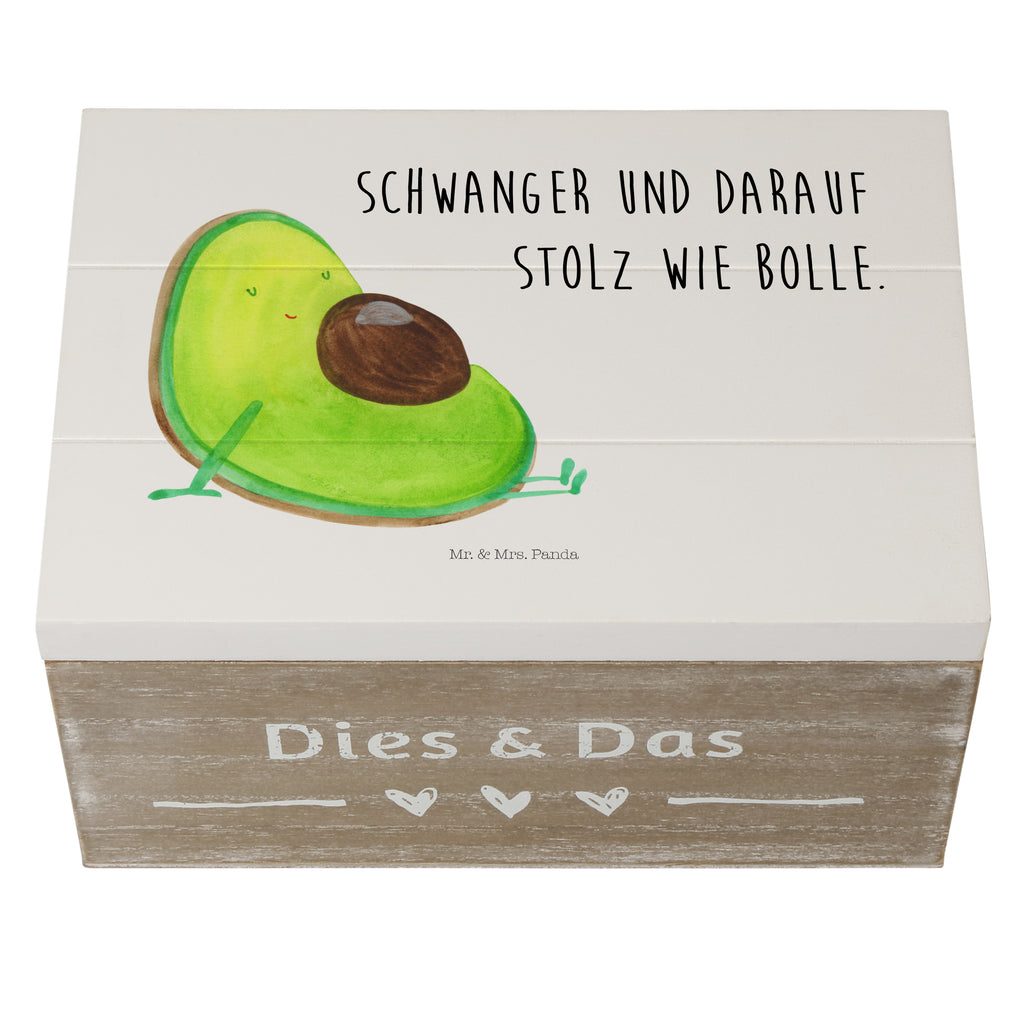 Holzkiste Avocado schwanger Holzkiste, Kiste, Schatzkiste, Truhe, Schatulle, XXL, Erinnerungsbox, Erinnerungskiste, Dekokiste, Aufbewahrungsbox, Avocado, Veggie, Vegan, Gesund, schwanger, Schwangerschaft, Babyparty, Babyshower