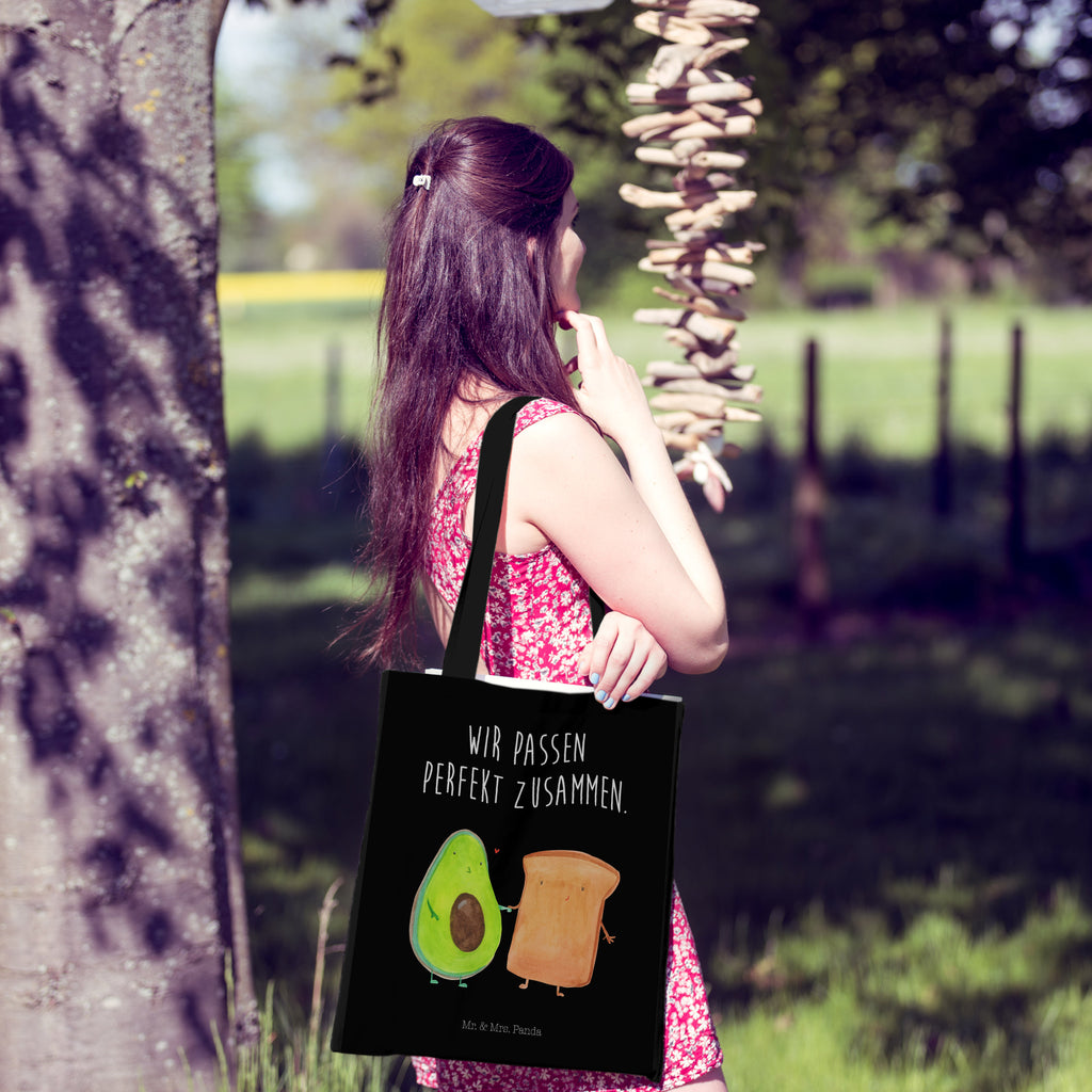 Tragetasche Avocado + Toast Beuteltasche, Beutel, Einkaufstasche, Jutebeutel, Stoffbeutel, Avocado, Veggie, Vegan, Gesund, Toast, Toastbrot, Liebespaar, Pärchen, Freund, Freundin, Verlobt, Verlobungsparty, Hochzeit, Hochzeitsgeschenk, Jahrestag, Jahrestagsgeschenk