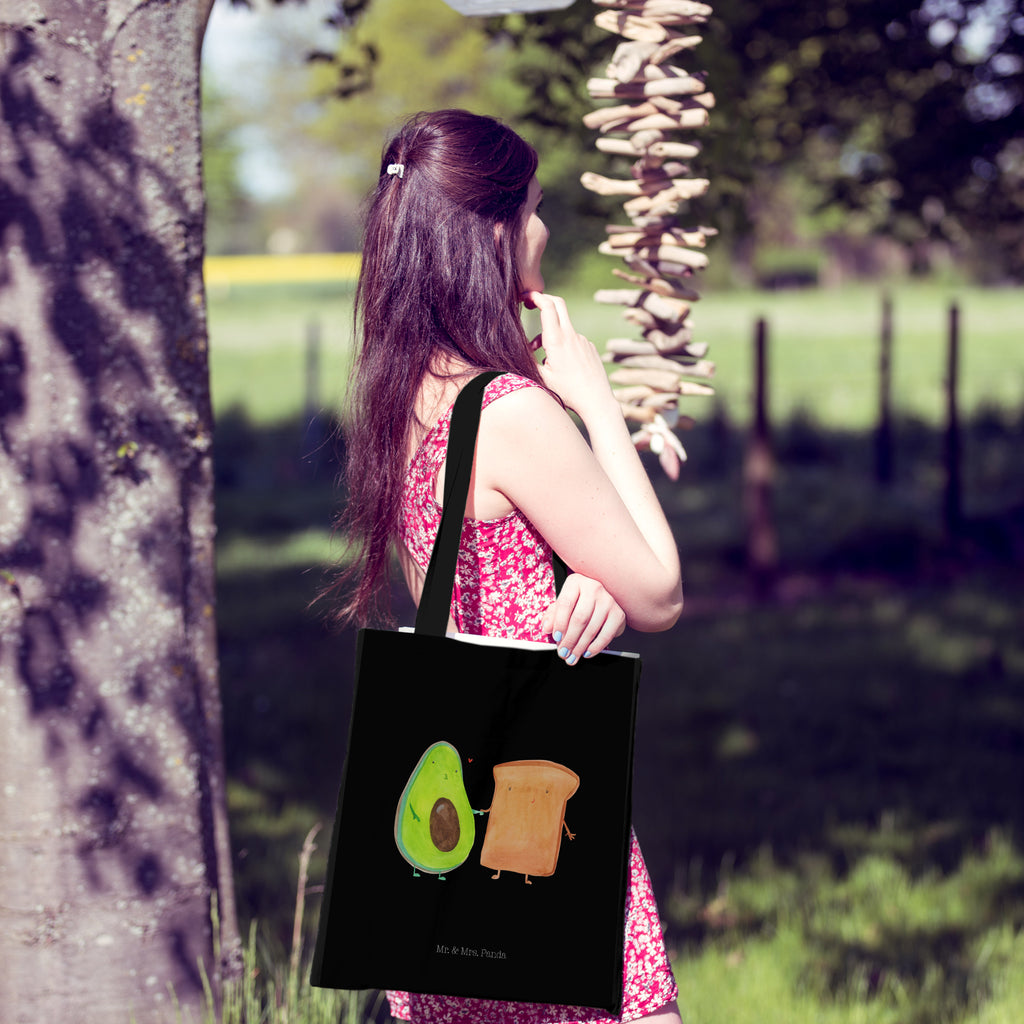 Tragetasche Avocado + Toast Beuteltasche, Beutel, Einkaufstasche, Jutebeutel, Stoffbeutel, Avocado, Veggie, Vegan, Gesund, Toast, Toastbrot, Liebespaar, Pärchen, Freund, Freundin, Verlobt, Verlobungsparty, Hochzeit, Hochzeitsgeschenk, Jahrestag, Jahrestagsgeschenk