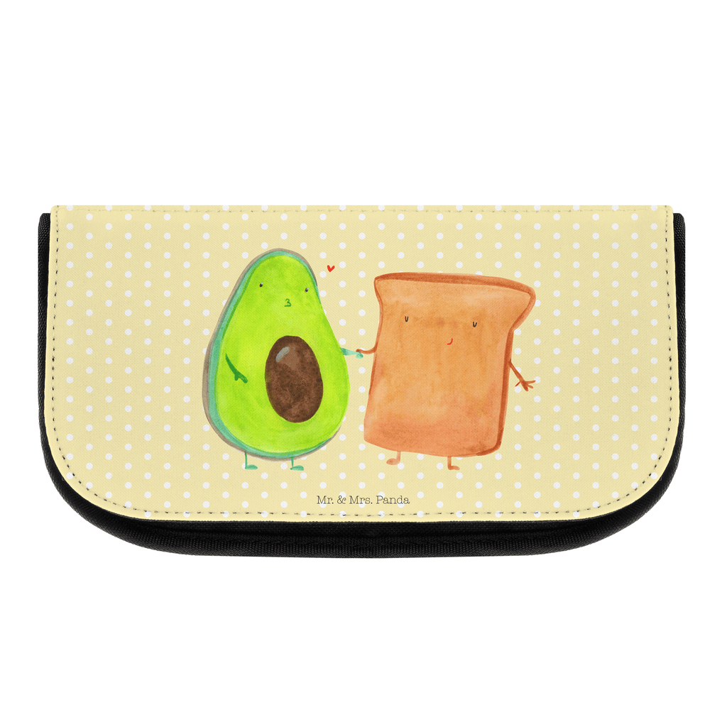 Kosmetiktasche Avocado + Toast Kosmetikbeutel, Kulturtasche, Kulturbeutel, Schminktasche, Make-Up Tasche, Avocado, Veggie, Vegan, Gesund, Toast, Toastbrot, Liebespaar, Pärchen, Freund, Freundin, Verlobt, Verlobungsparty, Hochzeit, Hochzeitsgeschenk, Jahrestag, Jahrestagsgeschenk