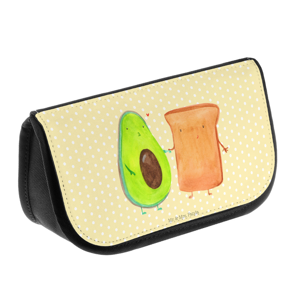 Kosmetiktasche Avocado + Toast Kosmetikbeutel, Kulturtasche, Kulturbeutel, Schminktasche, Make-Up Tasche, Avocado, Veggie, Vegan, Gesund, Toast, Toastbrot, Liebespaar, Pärchen, Freund, Freundin, Verlobt, Verlobungsparty, Hochzeit, Hochzeitsgeschenk, Jahrestag, Jahrestagsgeschenk