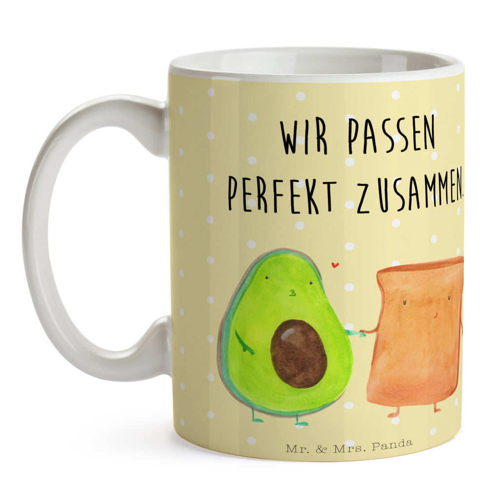 Tasse Avocado + Toast Avocado, Toast, Toastbrot, Liebespaar, Pärchen, Freund, Freundin, Verlobt, Verlobungsparty, Hochzeit, Hochzeitsgeschenk, Jahrestag, Jahrestagsgeschenk, Becher, Kaffeetasse, Kaffeebecher, Tee, Frühstück, Büro  Avocado, Veggie, Vegan, Gesund