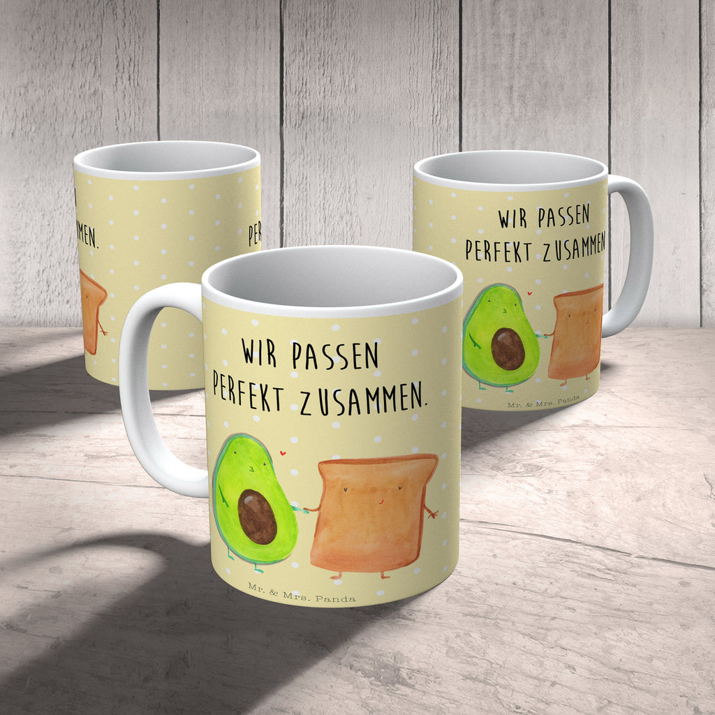 Tasse Avocado + Toast Avocado, Toast, Toastbrot, Liebespaar, Pärchen, Freund, Freundin, Verlobt, Verlobungsparty, Hochzeit, Hochzeitsgeschenk, Jahrestag, Jahrestagsgeschenk, Becher, Kaffeetasse, Kaffeebecher, Tee, Frühstück, Büro  Avocado, Veggie, Vegan, Gesund