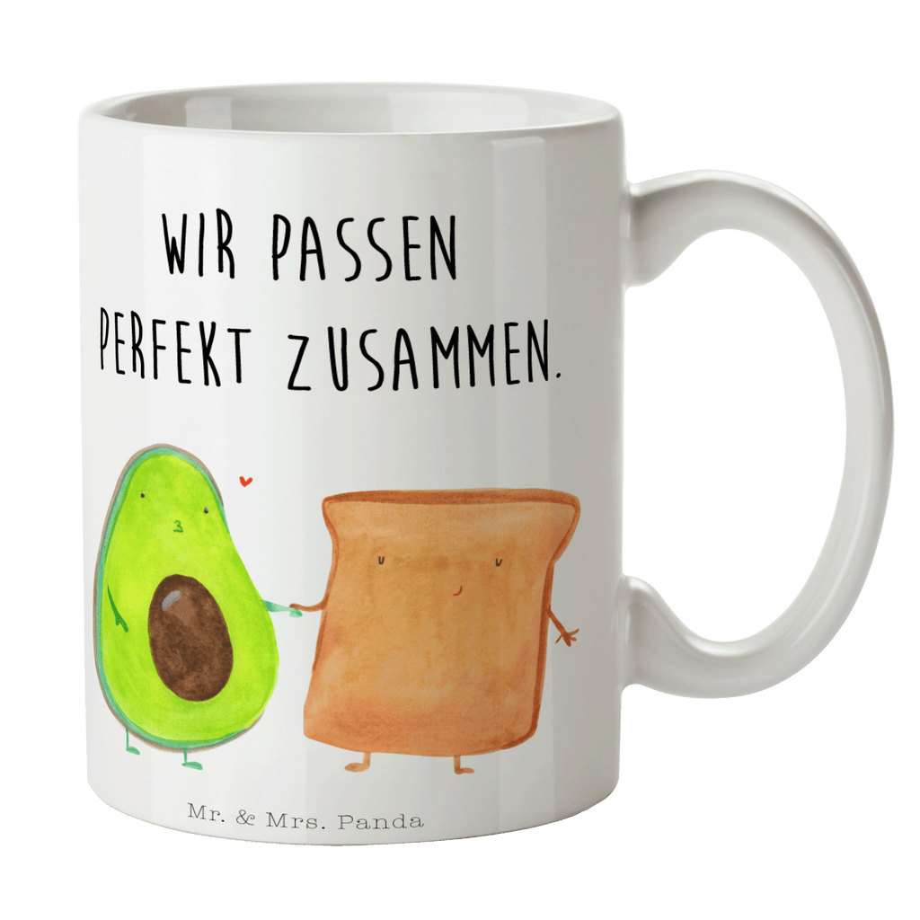 Tasse Avocado + Toast Avocado, Toast, Toastbrot, Liebespaar, Pärchen, Freund, Freundin, Verlobt, Verlobungsparty, Hochzeit, Hochzeitsgeschenk, Jahrestag, Jahrestagsgeschenk, Becher, Kaffeetasse, Kaffeebecher, Tee, Frühstück, Büro  Avocado, Veggie, Vegan, Gesund