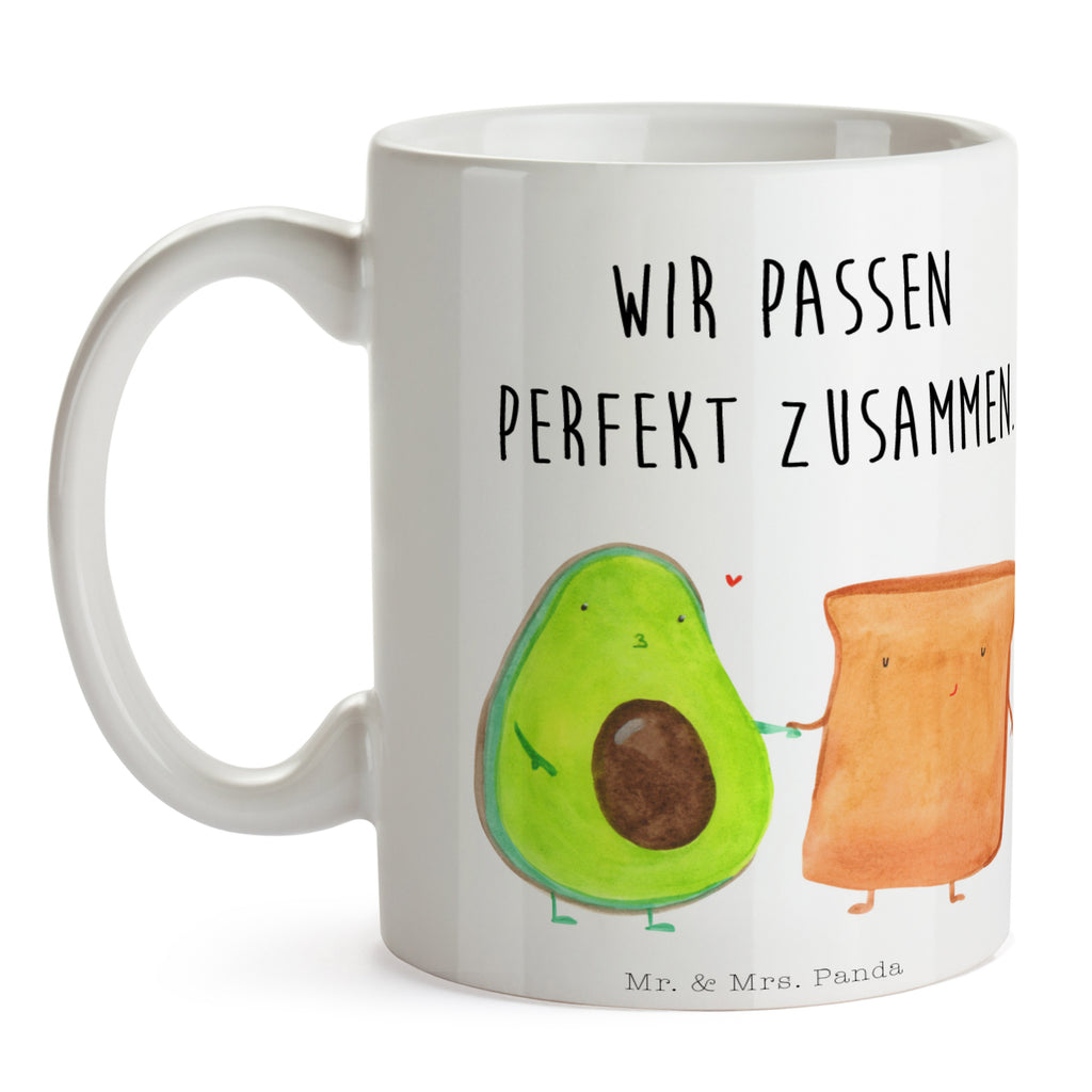 Tasse Avocado + Toast Avocado, Toast, Toastbrot, Liebespaar, Pärchen, Freund, Freundin, Verlobt, Verlobungsparty, Hochzeit, Hochzeitsgeschenk, Jahrestag, Jahrestagsgeschenk, Becher, Kaffeetasse, Kaffeebecher, Tee, Frühstück, Büro  Avocado, Veggie, Vegan, Gesund