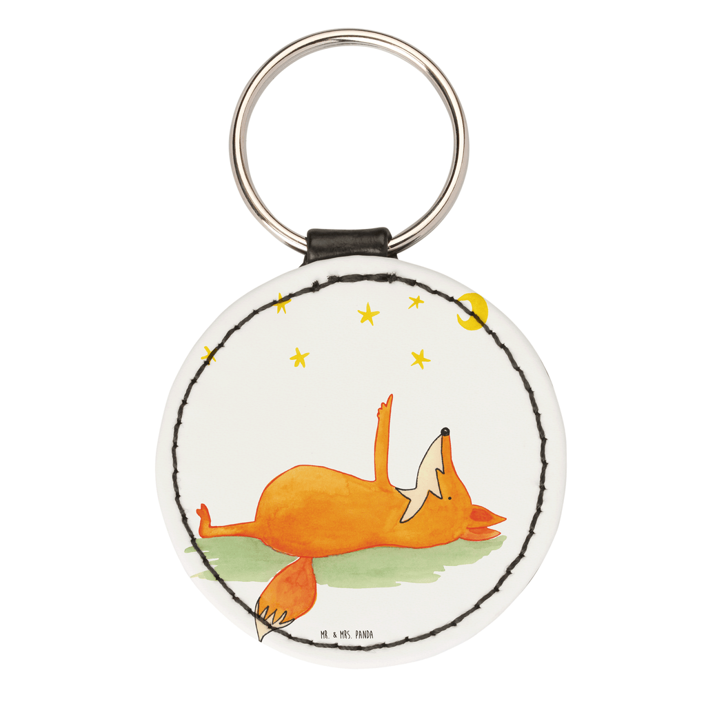Rund Schlüsselanhänger Fuchs Sterne Schlüsselanhänger, Anhänger, Taschenanhänger, Glücksbringer, Schutzengel, Fuchs, Füchse, tröstende Worte, Spruch positiv, Spruch schön, Romantik, Always Look on the Bright Side of Life