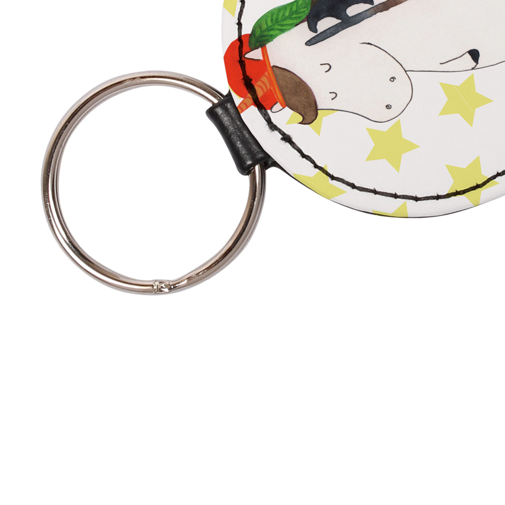 Rund Schlüsselanhänger Einhorn Bube Schlüsselanhänger, Anhänger, Taschenanhänger, Glücksbringer, Schutzengel, Einhorn, Einhörner, Einhorn Deko, Pegasus, Unicorn, Bube, Mittelalter