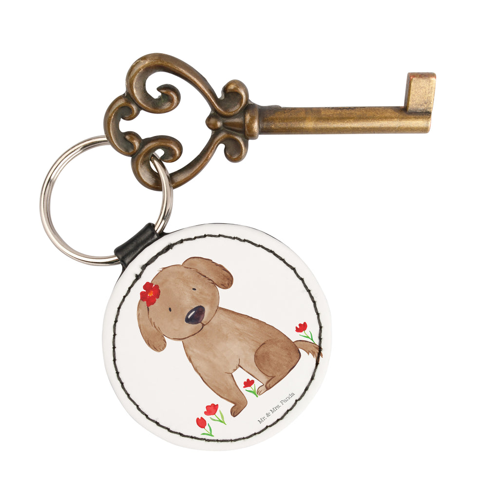 Rund Schlüsselanhänger Hund Hundedame Schlüsselanhänger, Anhänger, Taschenanhänger, Glücksbringer, Schutzengel, Hund, Hundemotiv, Haustier, Hunderasse, Tierliebhaber, Hundebesitzer, Sprüche, Hunde, Hundeliebe, Hundeglück, Liebe, Frauchen