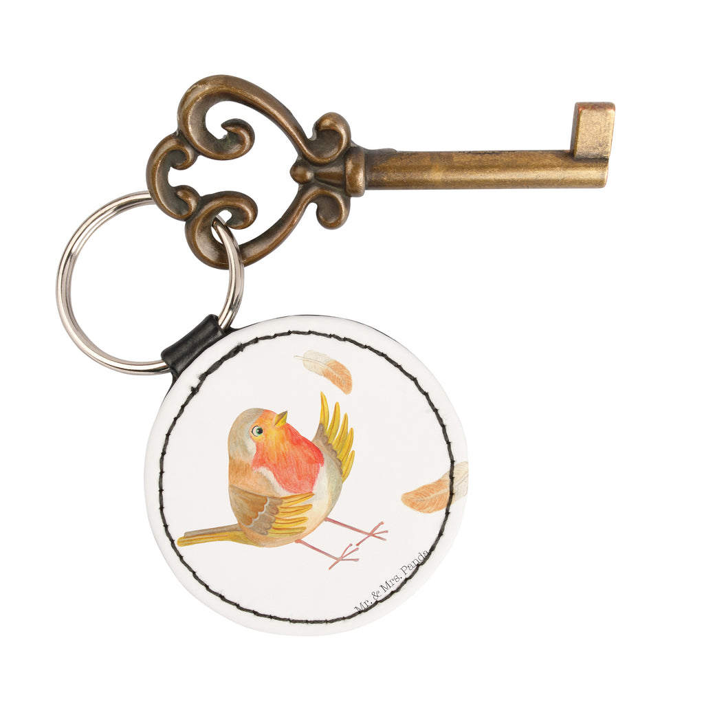 Rund Schlüsselanhänger Rotkehlchen mit Federn Schlüsselanhänger, Anhänger, Taschenanhänger, Glücksbringer, Schutzengel, Tiermotive, Gute Laune, lustige Sprüche, Tiere, What if i fall, Rotkehlchen, Spruch Motivation, Spruch Mut, Vogel, Motivation Sprüche, Motivationsbilder, fliegen
