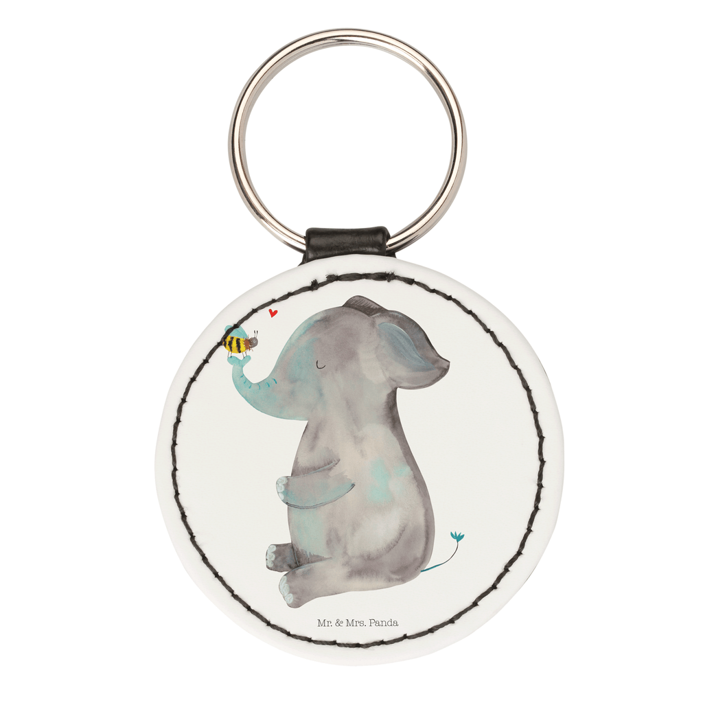 Rund Schlüsselanhänger Elefant & Biene Schlüsselanhänger, Anhänger, Taschenanhänger, Glücksbringer, Schutzengel, Tiermotive, Gute Laune, lustige Sprüche, Tiere, Elefant, Biene, Liebe, Liebesbeweis, Jahrestag, Liebesgeschenk, Heiratsantrag, Hochzeitsgeschenk, Liebesspruch