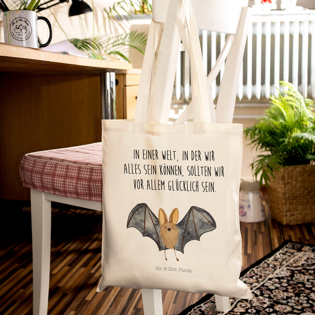 Tragetasche Fledermaus Flügel Beuteltasche, Beutel, Einkaufstasche, Jutebeutel, Stoffbeutel, Tiermotive, Gute Laune, lustige Sprüche, Tiere