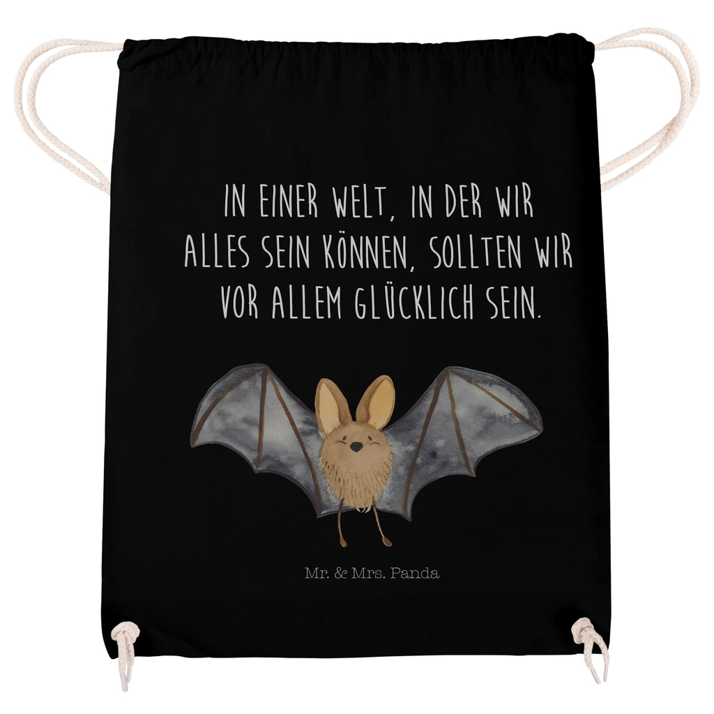 Sportbeutel Fledermaus Flügel Turnbeutel, Beutel, Sporttasche, Tasche, Stoffbeutel, Tiermotive, Gute Laune, lustige Sprüche, Tiere