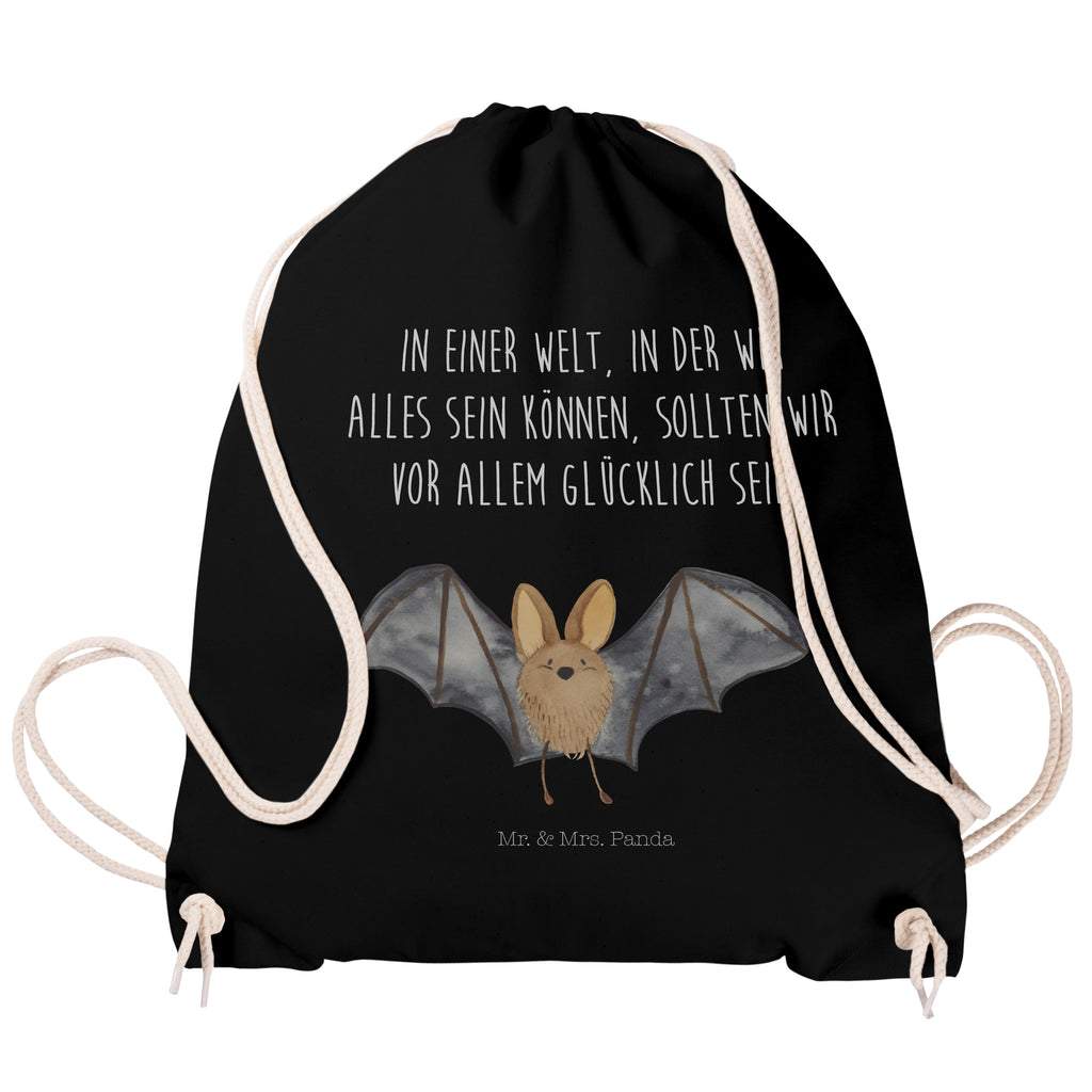 Sportbeutel Fledermaus Flügel Turnbeutel, Beutel, Sporttasche, Tasche, Stoffbeutel, Tiermotive, Gute Laune, lustige Sprüche, Tiere