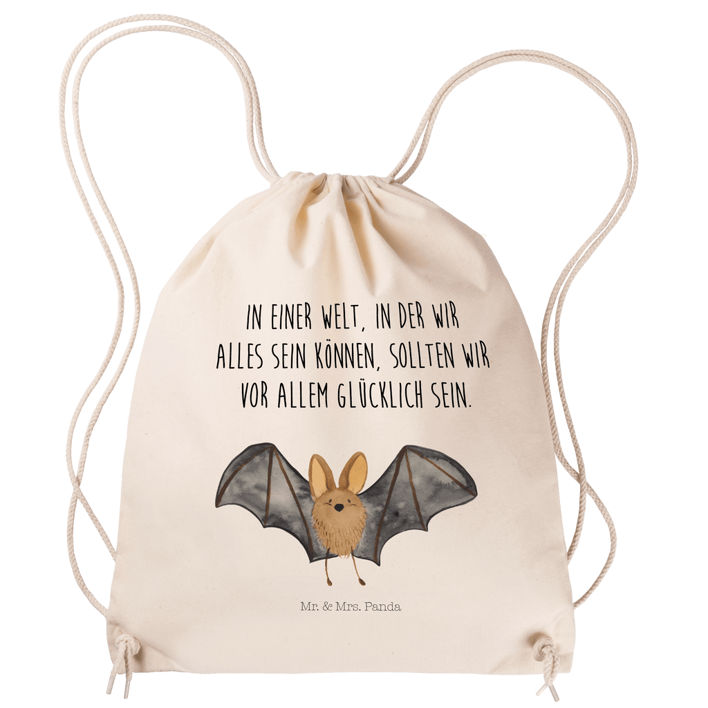 Sportbeutel Fledermaus Flügel Turnbeutel, Beutel, Sporttasche, Tasche, Stoffbeutel, Tiermotive, Gute Laune, lustige Sprüche, Tiere