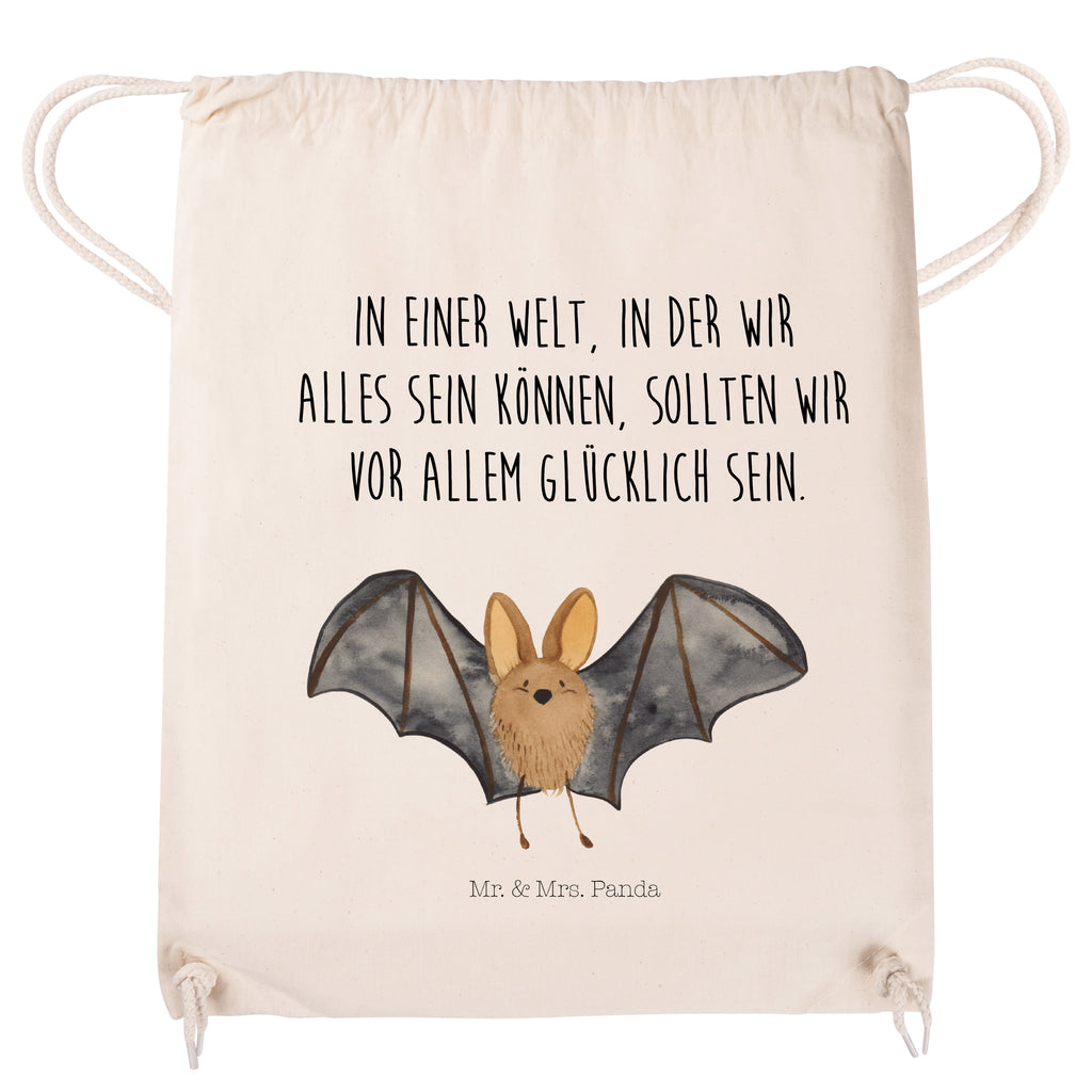 Sportbeutel Fledermaus Flügel Turnbeutel, Beutel, Sporttasche, Tasche, Stoffbeutel, Tiermotive, Gute Laune, lustige Sprüche, Tiere