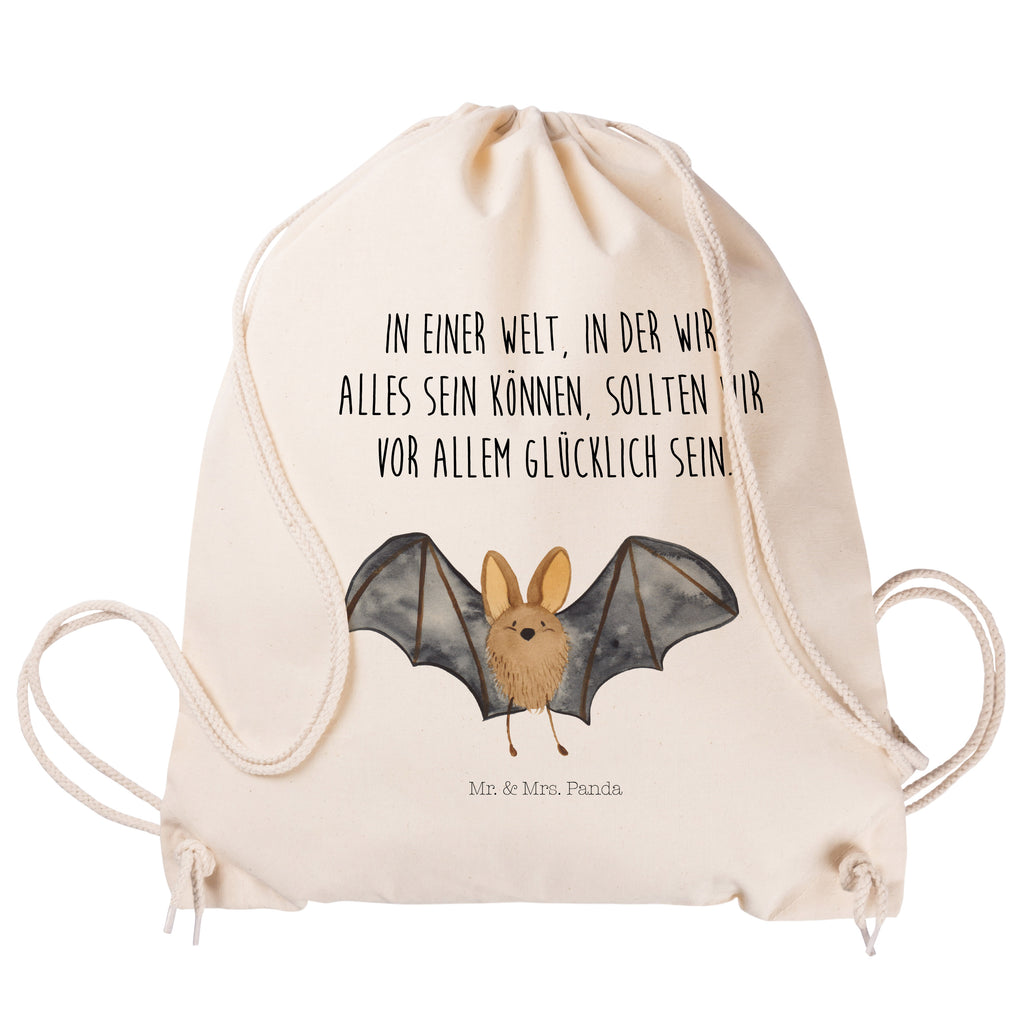 Sportbeutel Fledermaus Flügel Turnbeutel, Beutel, Sporttasche, Tasche, Stoffbeutel, Tiermotive, Gute Laune, lustige Sprüche, Tiere