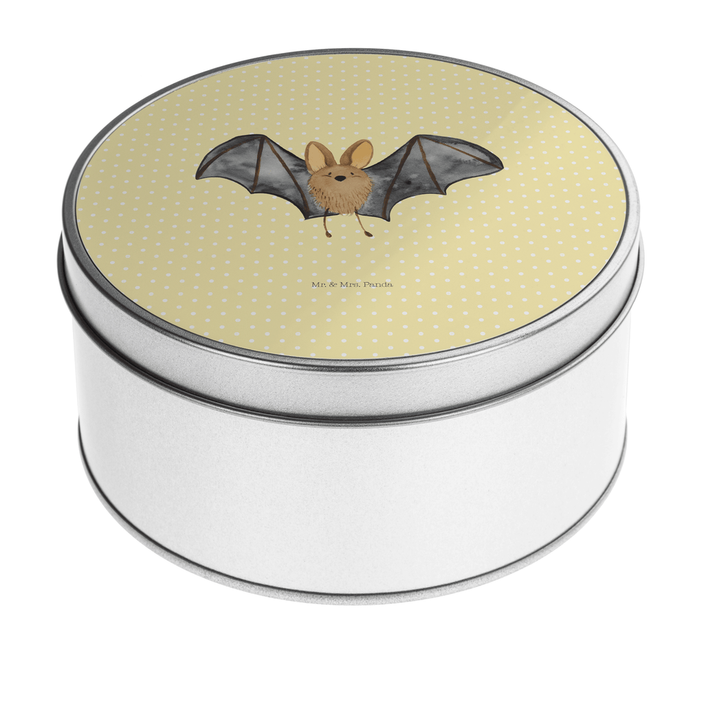 Blechdose rund Fledermaus Flügel Metalldose, Keksdose, Dose, Vorratsdose, Geschenkbox, Tiermotive, Gute Laune, lustige Sprüche, Tiere