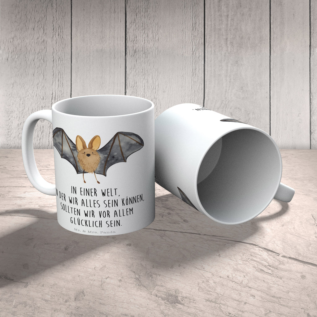 Tasse Fledermaus Flügel  Becher, Kaffeetasse, Kaffeebecher, Tee, Frühstück, Büro  süße Tiermotive, gute Laune, lustige Sprüche, Tiere