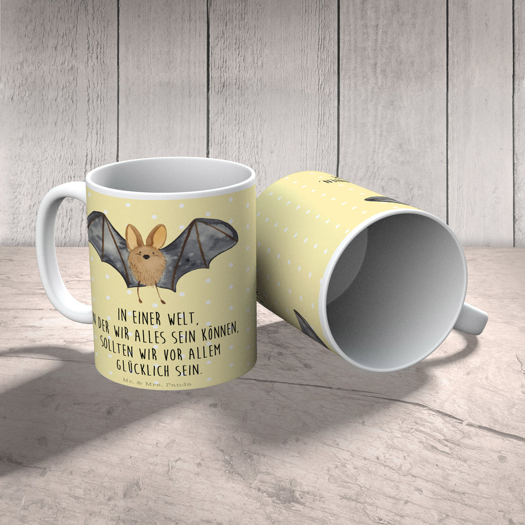 Tasse Fledermaus Flügel  Becher, Kaffeetasse, Kaffeebecher, Tee, Frühstück, Büro  süße Tiermotive, gute Laune, lustige Sprüche, Tiere