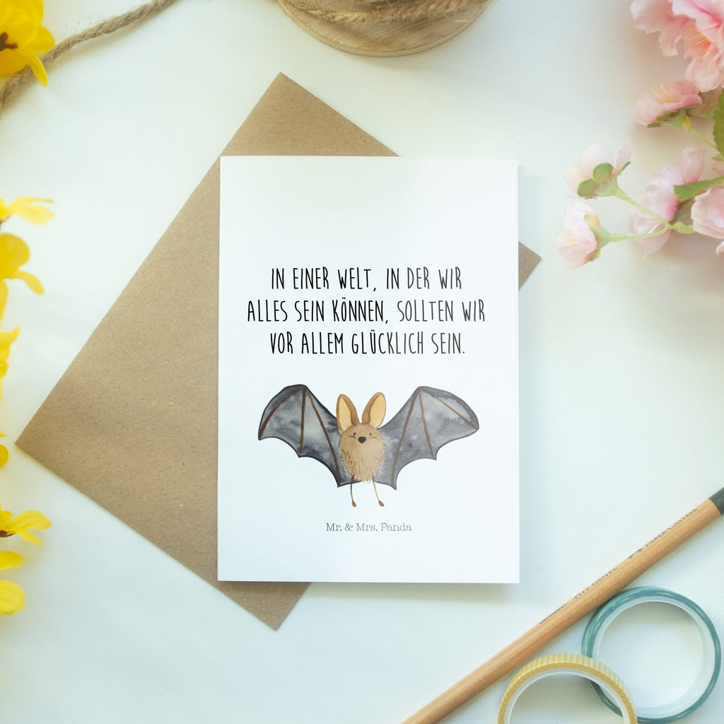 Grußkarte Fledermaus Flügel Klappkarte, Einladungskarte, Glückwunschkarte, Hochzeitskarte, Geburtstagskarte, Karte, Tiermotive, Gute Laune, lustige Sprüche, Tiere