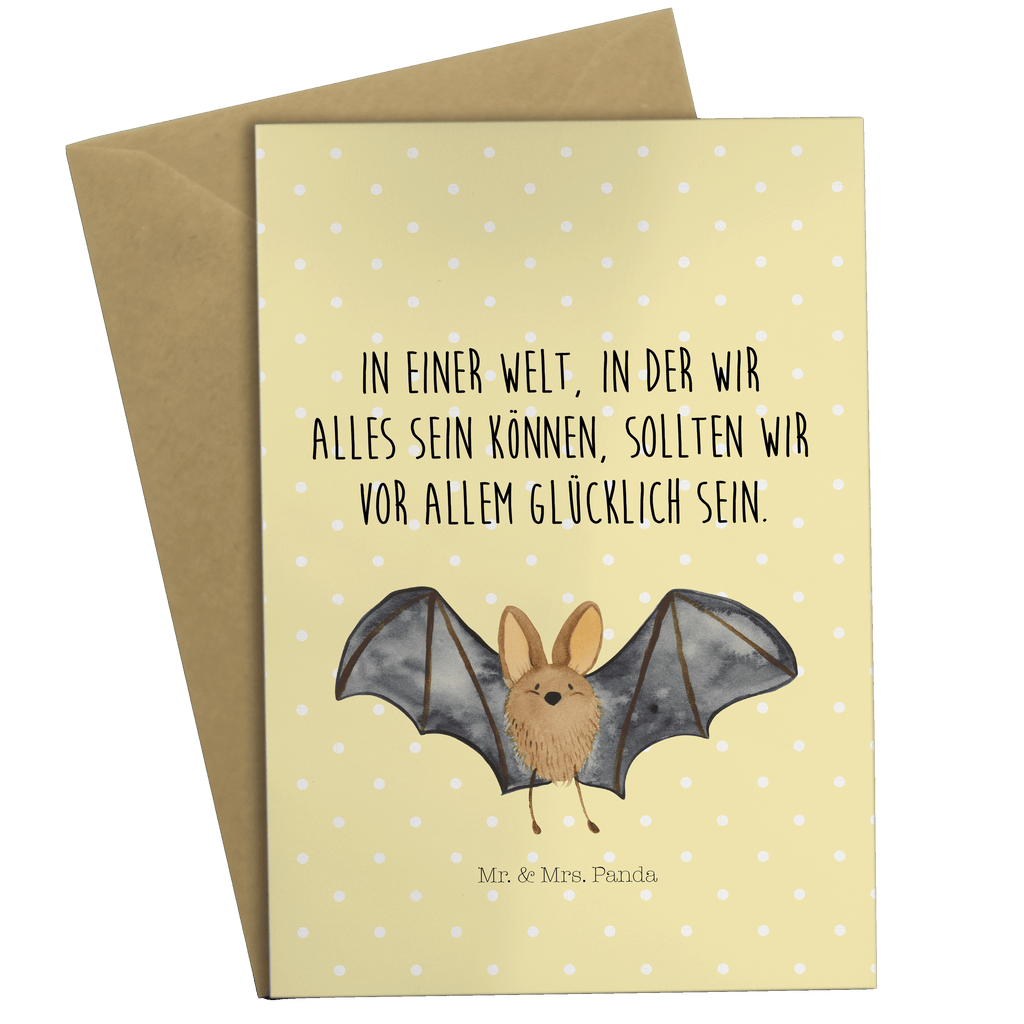 Grußkarte Fledermaus Flügel Klappkarte, Einladungskarte, Glückwunschkarte, Hochzeitskarte, Geburtstagskarte, Karte, Tiermotive, Gute Laune, lustige Sprüche, Tiere