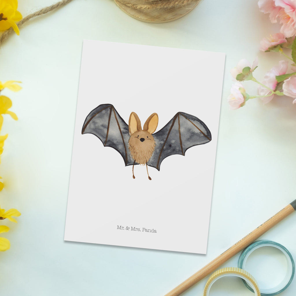 Postkarte Fledermaus Flügel Geschenkkarte, Grußkarte, Karte, Einladung, Ansichtskarte, Geburtstagskarte, Einladungskarte, Tiermotive, Gute Laune, lustige Sprüche, Tiere