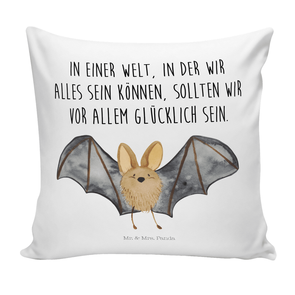 40x40 Kissen Fledermaus Flügel Kissenhülle, Kopfkissen, Sofakissen, Dekokissen, Motivkissen, Tiermotive, Gute Laune, lustige Sprüche, Tiere