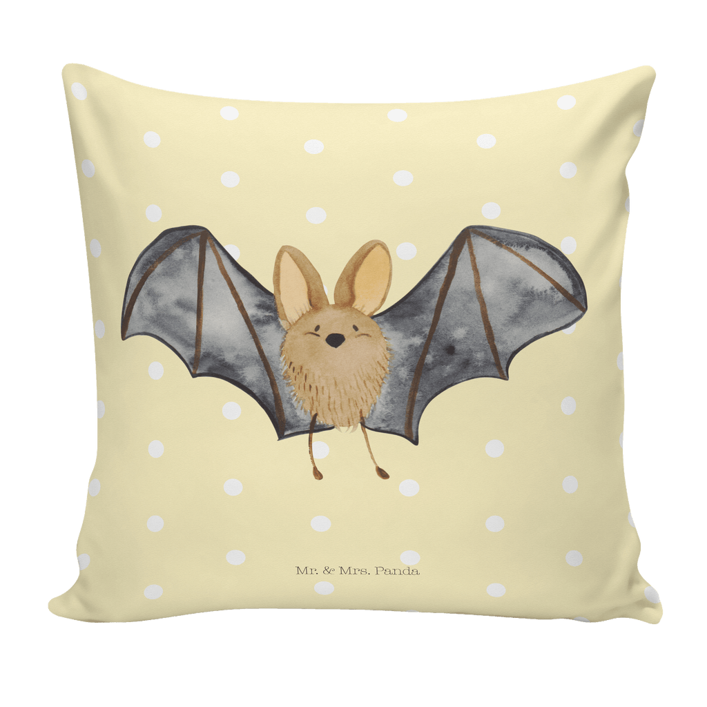 40x40 Kissen Fledermaus Flügel Kissenhülle, Kopfkissen, Sofakissen, Dekokissen, Motivkissen, Tiermotive, Gute Laune, lustige Sprüche, Tiere