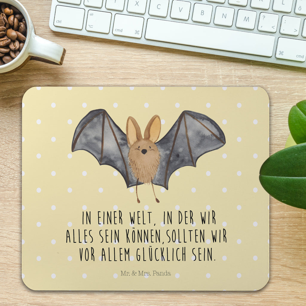 Mauspad Fledermaus Flügel Mousepad, Computer zubehör, Büroausstattung, PC Zubehör, Arbeitszimmer, Mauspad, Einzigartiges Mauspad, Designer Mauspad, Tiermotive, Gute Laune, lustige Sprüche, Tiere