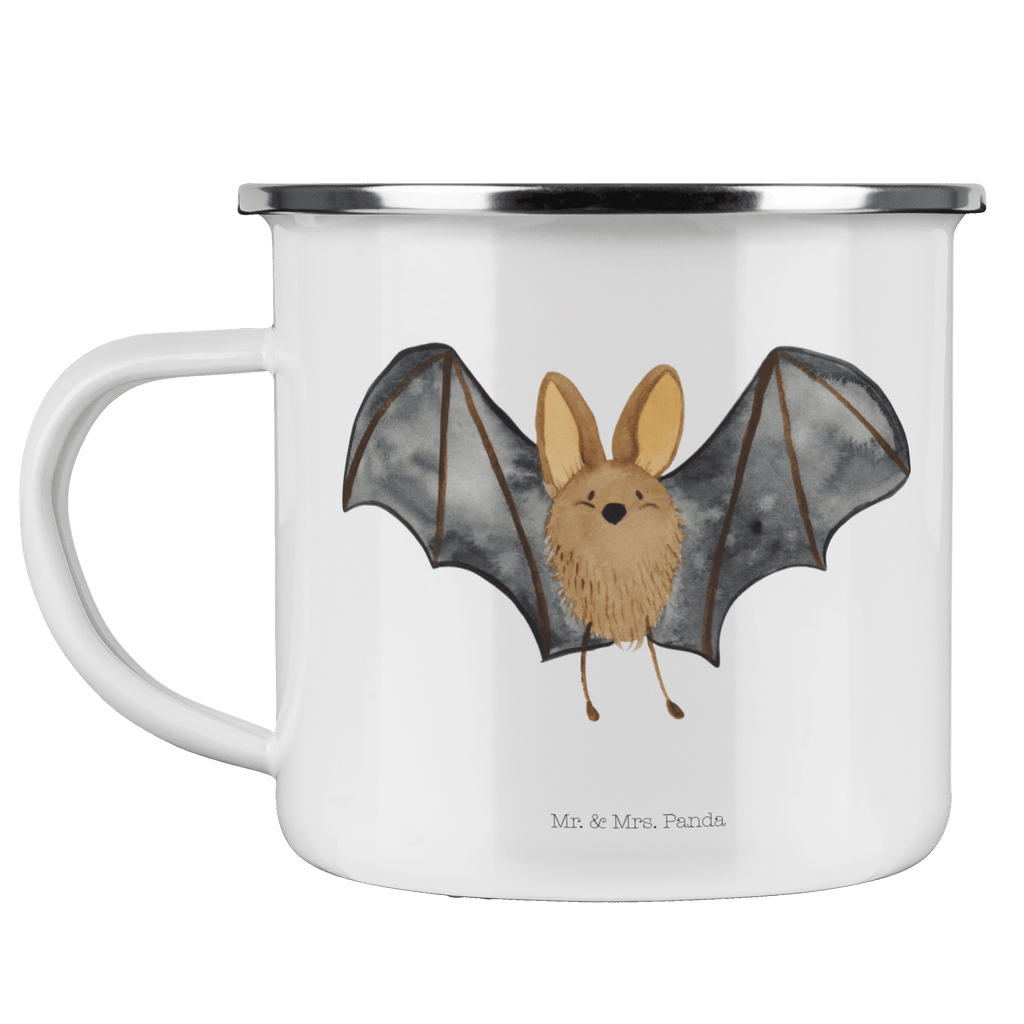 Camping Emaille Tasse Fledermaus Flügel Campingtasse, Trinkbecher, Metalltasse, Outdoor Tasse, Emaille Trinkbecher, Blechtasse Outdoor, Emaille Campingbecher, Edelstahl Trinkbecher, Metalltasse für Camping, Kaffee Blechtasse, Camping Tasse Metall, Tiermotive, Gute Laune, lustige Sprüche, Tiere