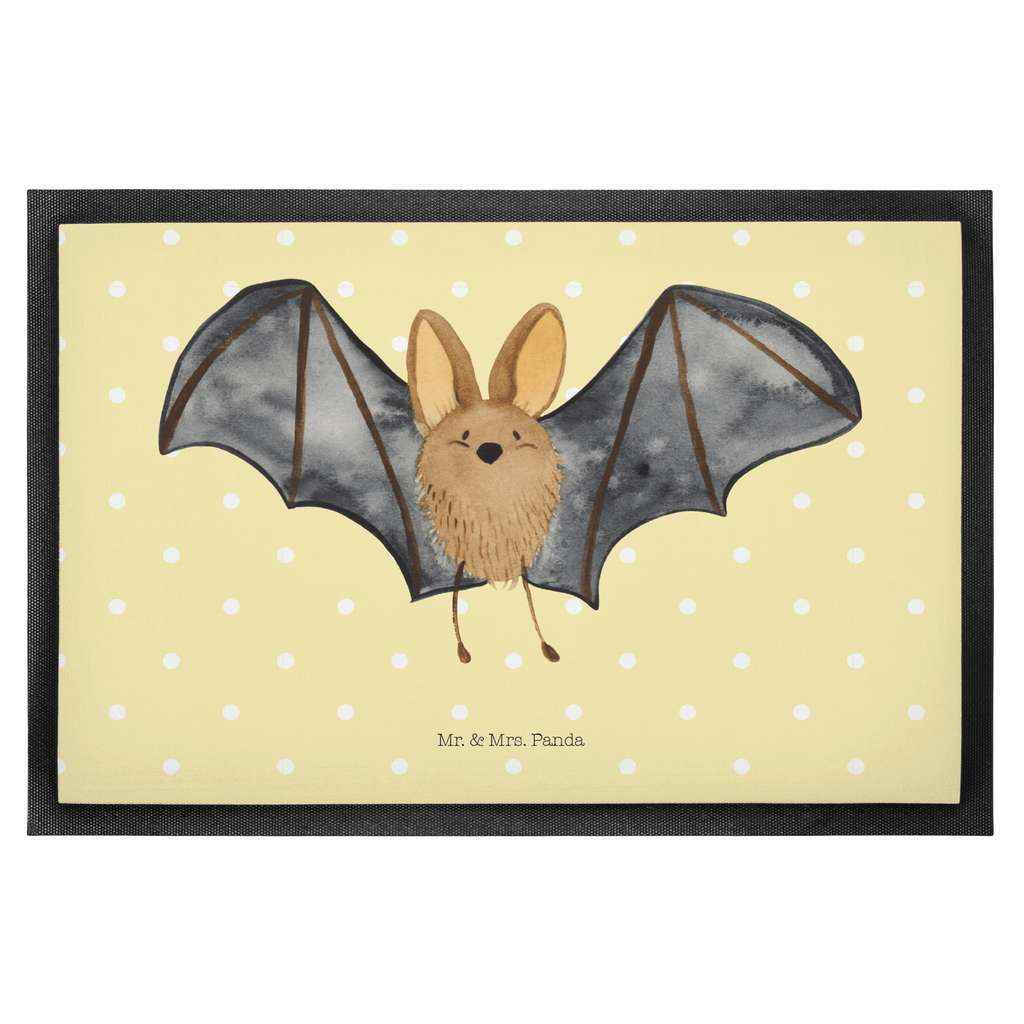 Fußmatte Fledermaus Flügel  Türvorleger, Schmutzmatte, Fußabtreter, Matte, Schmutzfänger, Fußabstreifer, Schmutzfangmatte, Türmatte, Motivfußmatte,  Haustürmatte, Vorleger  süße Tiermotive, gute Laune, lustige Sprüche, Tiere