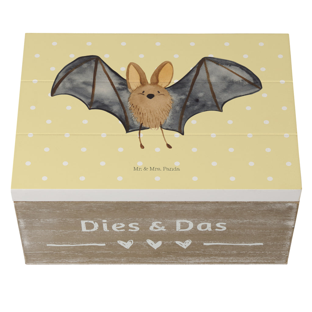 Holzkiste Fledermaus Flügel Holzkiste, Kiste, Schatzkiste, Truhe, Schatulle, XXL, Erinnerungsbox, Erinnerungskiste, Dekokiste, Aufbewahrungsbox, Tiermotive, Gute Laune, lustige Sprüche, Tiere