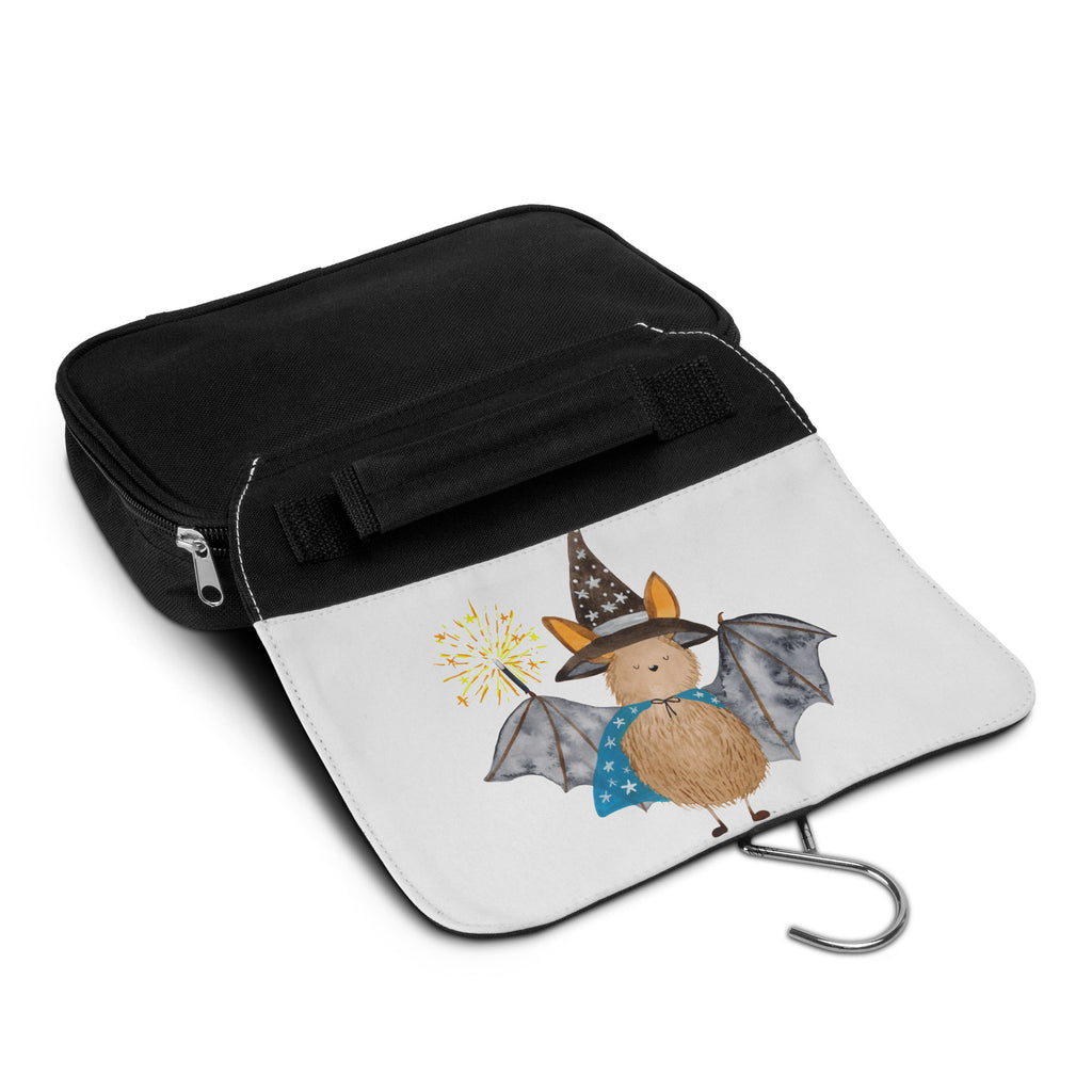 Kulturbeutel Fledermaus Zauberer Kulturbeutel, Zum Aufhängen, Waschtasche, Kosmetiktasche, Damen, Herren, Aufbewahrungstasche, Schminktasche, Kosmetikbeutel, Organizer, Kulturtasche, Schminkutensil, Tiermotive, Gute Laune, lustige Sprüche, Tiere, Fledermaus, Fledermäuse, Zauberer, Magier, Frauen, reinsteigern
