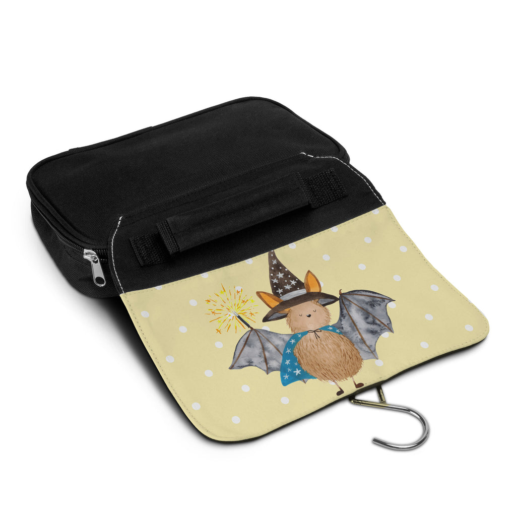 Kulturbeutel Fledermaus Zauberer Kulturbeutel, Zum Aufhängen, Waschtasche, Kosmetiktasche, Damen, Herren, Aufbewahrungstasche, Schminktasche, Kosmetikbeutel, Organizer, Kulturtasche, Schminkutensil, Tiermotive, Gute Laune, lustige Sprüche, Tiere, Fledermaus, Fledermäuse, Zauberer, Magier, Frauen, reinsteigern