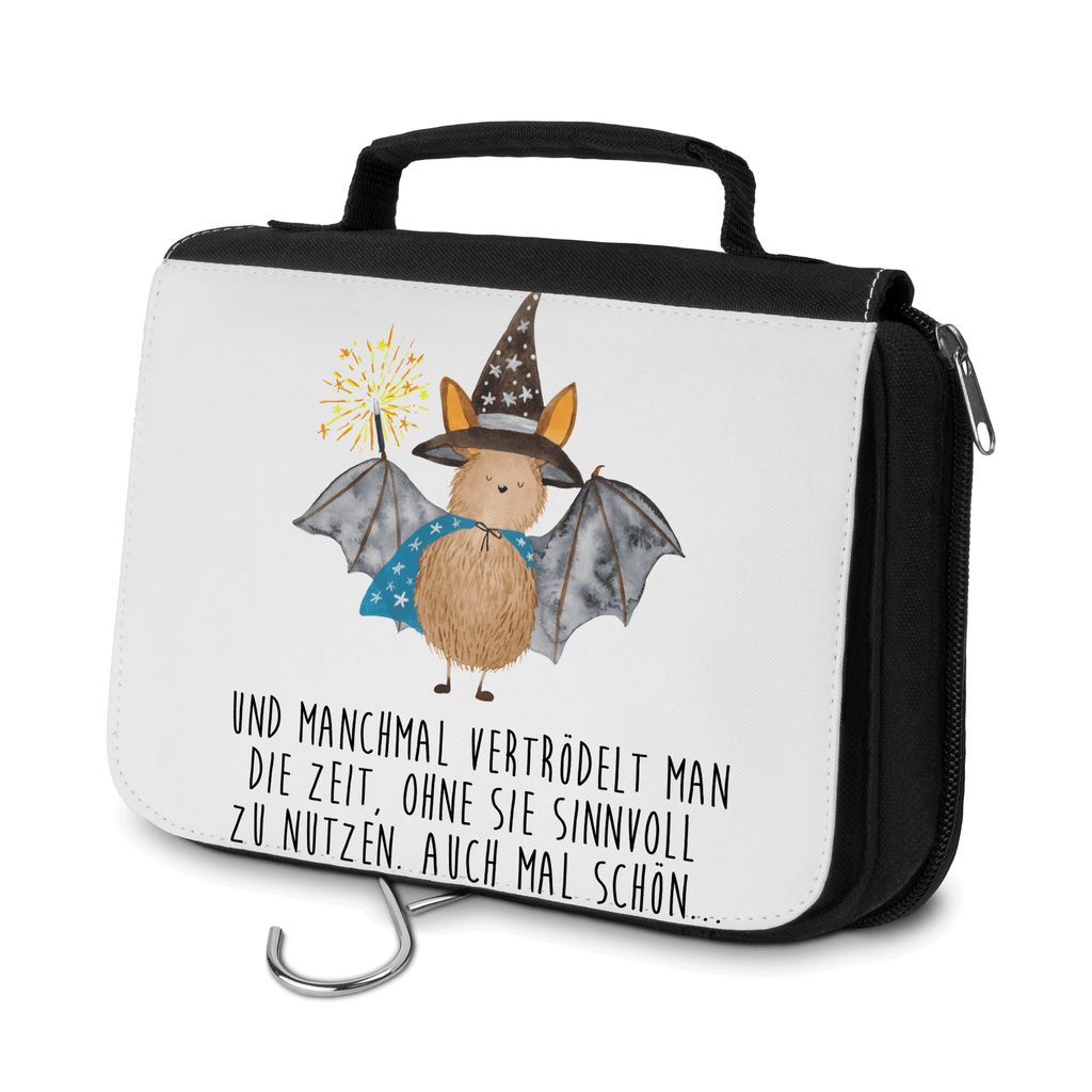 Kulturbeutel Fledermaus Zauberer Kulturbeutel, Zum Aufhängen, Waschtasche, Kosmetiktasche, Damen, Herren, Aufbewahrungstasche, Schminktasche, Kosmetikbeutel, Organizer, Kulturtasche, Schminkutensil, Tiermotive, Gute Laune, lustige Sprüche, Tiere, Fledermaus, Fledermäuse, Zauberer, Magier, Frauen, reinsteigern