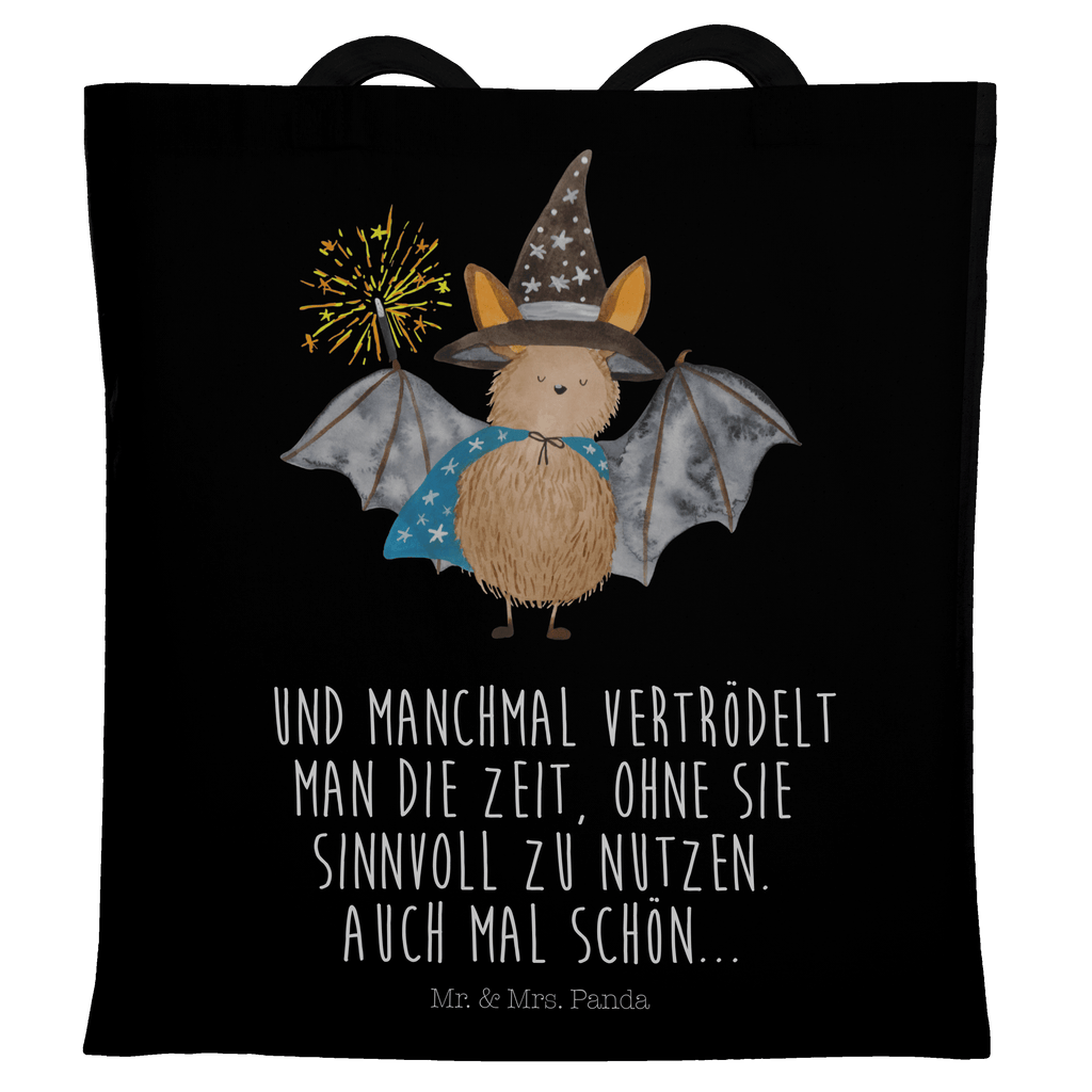 Tragetasche Fledermaus Zauberer Beuteltasche, Beutel, Einkaufstasche, Jutebeutel, Stoffbeutel, Tiermotive, Gute Laune, lustige Sprüche, Tiere, Fledermaus, Fledermäuse, Zauberer, Magier, Frauen, reinsteigern