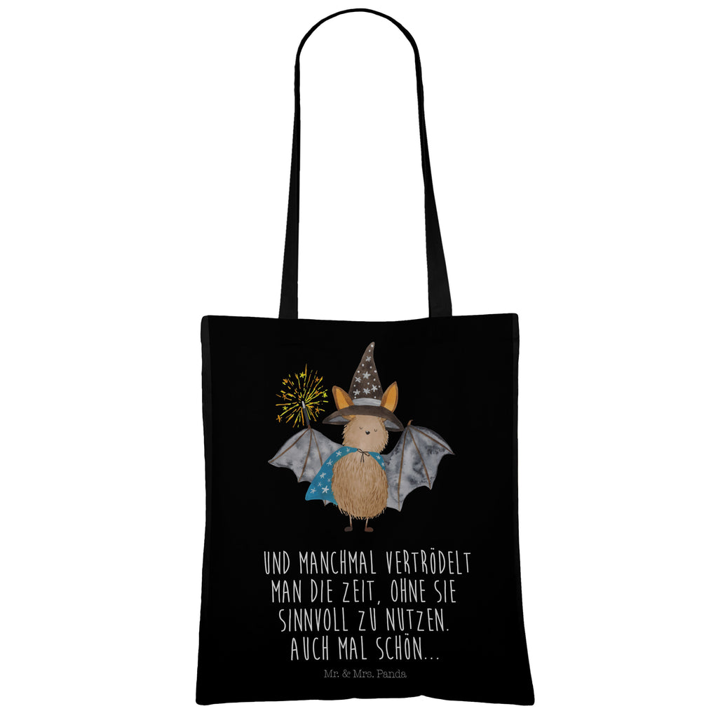 Tragetasche Fledermaus Zauberer Beuteltasche, Beutel, Einkaufstasche, Jutebeutel, Stoffbeutel, Tiermotive, Gute Laune, lustige Sprüche, Tiere, Fledermaus, Fledermäuse, Zauberer, Magier, Frauen, reinsteigern