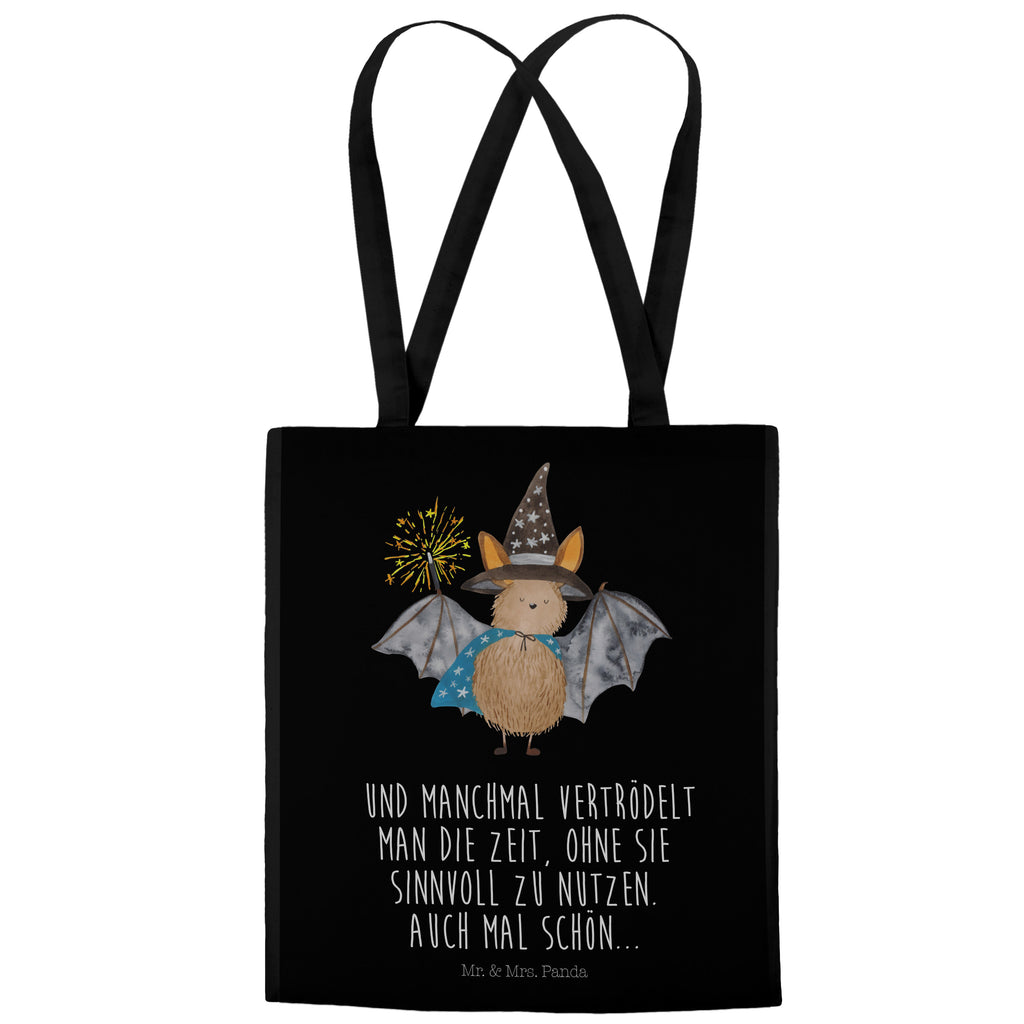 Tragetasche Fledermaus Zauberer Beuteltasche, Beutel, Einkaufstasche, Jutebeutel, Stoffbeutel, Tiermotive, Gute Laune, lustige Sprüche, Tiere, Fledermaus, Fledermäuse, Zauberer, Magier, Frauen, reinsteigern