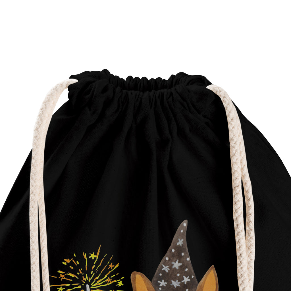 Sportbeutel Fledermaus Zauberer Turnbeutel, Beutel, Sporttasche, Tasche, Stoffbeutel, Tiermotive, Gute Laune, lustige Sprüche, Tiere, Fledermaus, Fledermäuse, Zauberer, Magier, Frauen, reinsteigern