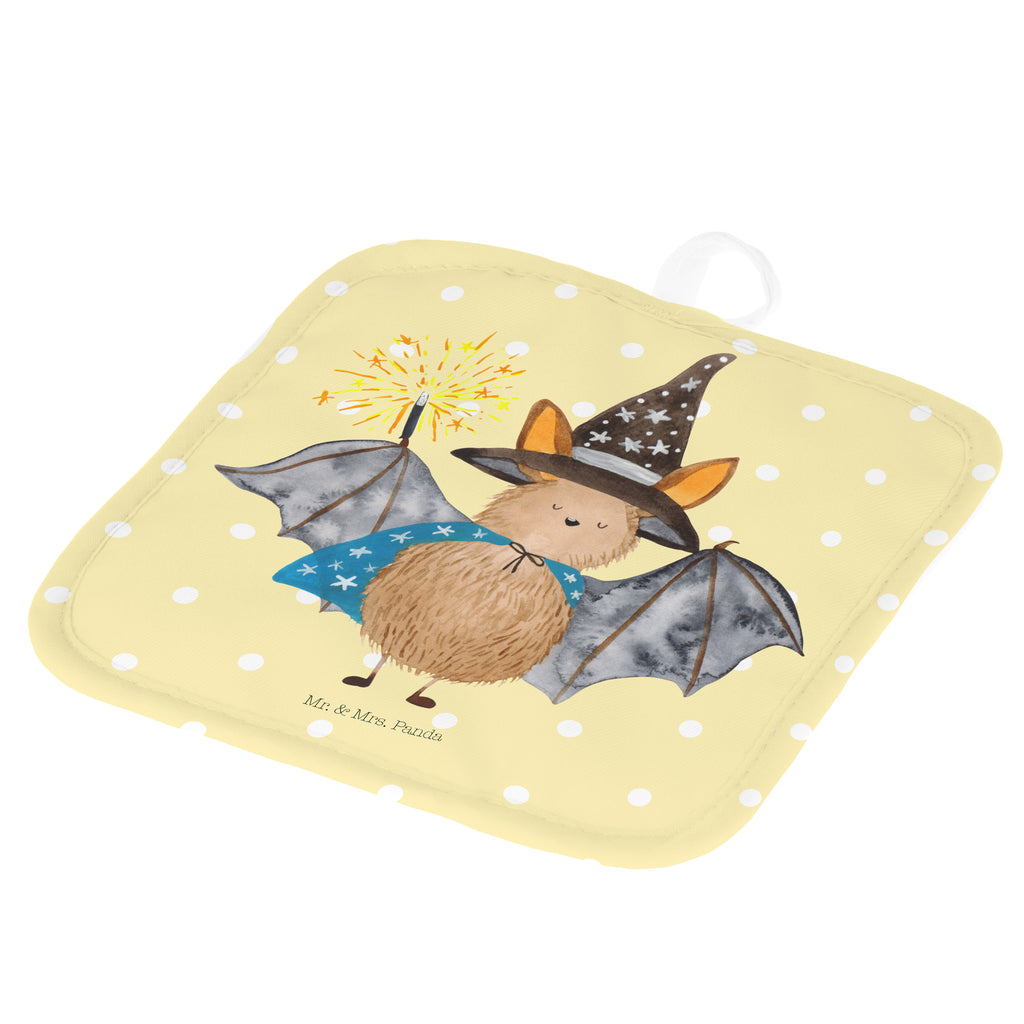 2er Set Topflappen  Fledermaus Zauberer Topflappen, Topfuntersetzer, Ofenhandschuh, Topflappen Set, Topflappen lustig, Topflappen mit Spruch, Tiermotive, Gute Laune, lustige Sprüche, Tiere, Fledermaus, Fledermäuse, Zauberer, Magier, Frauen, reinsteigern