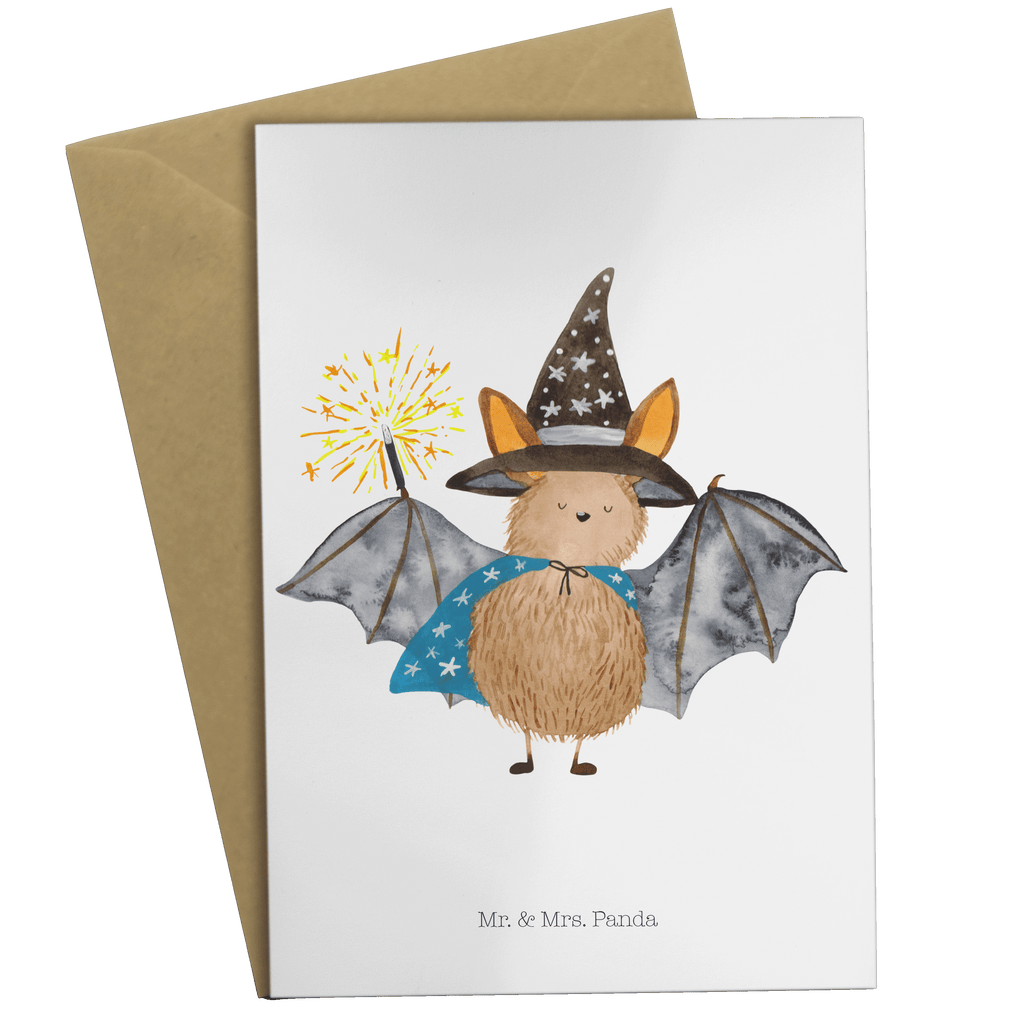 Grußkarte Fledermaus Zauberer Klappkarte, Einladungskarte, Glückwunschkarte, Hochzeitskarte, Geburtstagskarte, Karte, Tiermotive, Gute Laune, lustige Sprüche, Tiere, Fledermaus, Fledermäuse, Zauberer, Magier, Frauen, reinsteigern