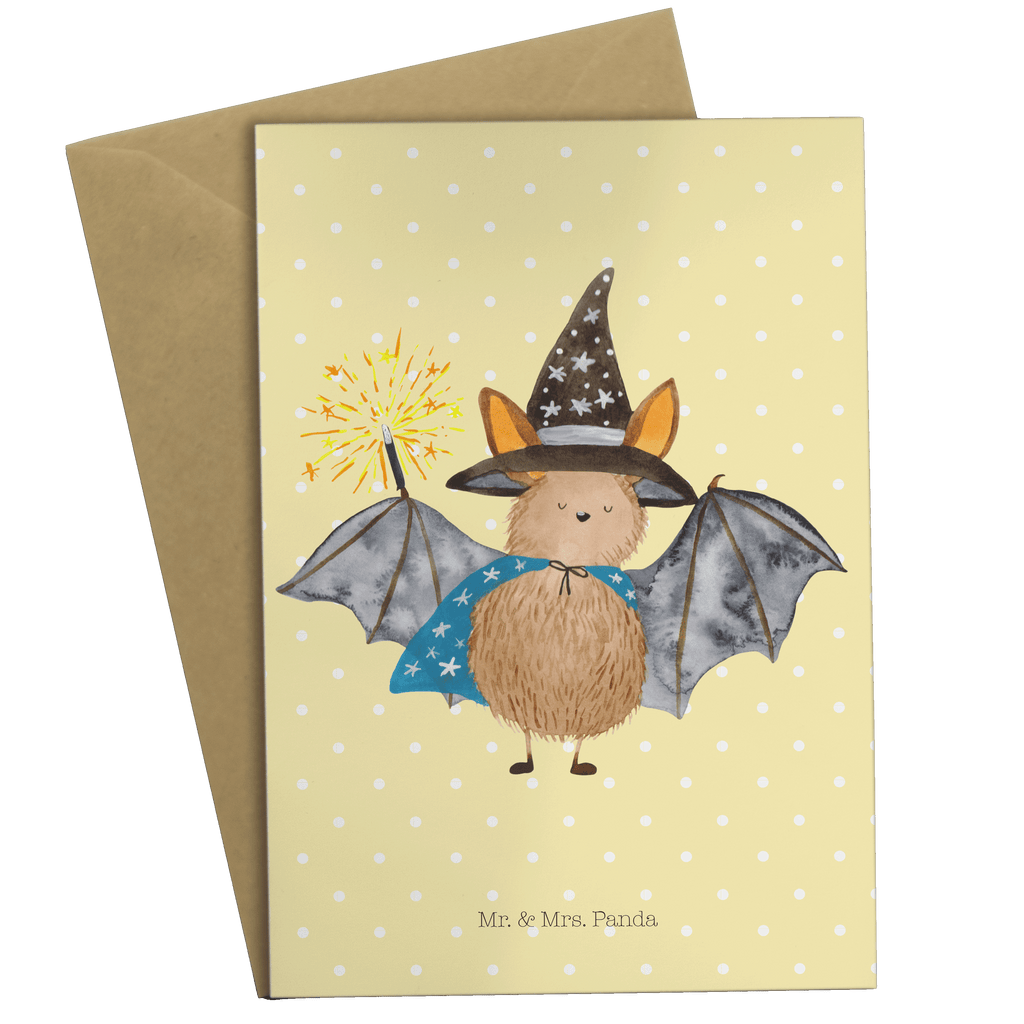 Grußkarte Fledermaus Zauberer Klappkarte, Einladungskarte, Glückwunschkarte, Hochzeitskarte, Geburtstagskarte, Karte, Tiermotive, Gute Laune, lustige Sprüche, Tiere, Fledermaus, Fledermäuse, Zauberer, Magier, Frauen, reinsteigern