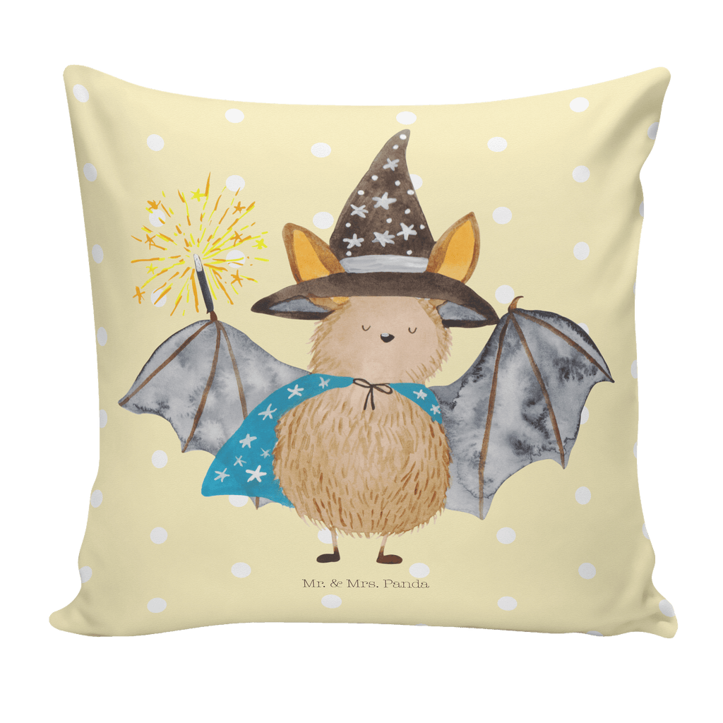 40x40 Kissen Fledermaus Zauberer Kissenhülle, Kopfkissen, Sofakissen, Dekokissen, Motivkissen, Tiermotive, Gute Laune, lustige Sprüche, Tiere, Fledermaus, Fledermäuse, Zauberer, Magier, Frauen, reinsteigern