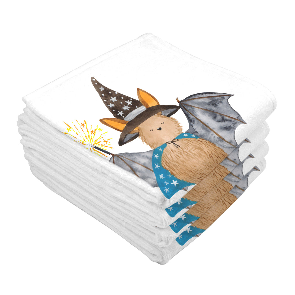 Gäste Handtuch Fledermaus Zauberer Gästetuch, Reisehandtuch, Sport Handtuch, Frottier, Kinder Handtuch, Tiermotive, Gute Laune, lustige Sprüche, Tiere, Fledermaus, Fledermäuse, Zauberer, Magier, Frauen, reinsteigern